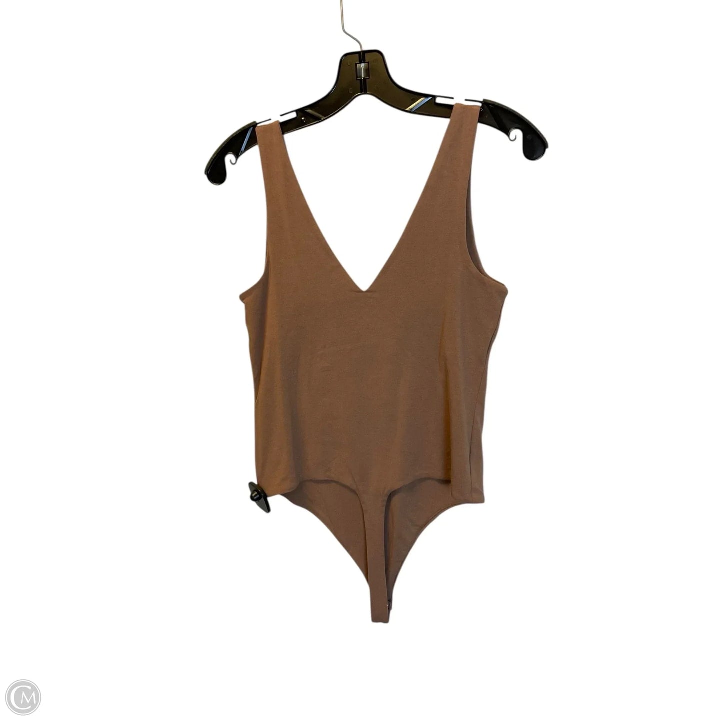 Bodysuit By Clothes Mentor In Tan, Size: S