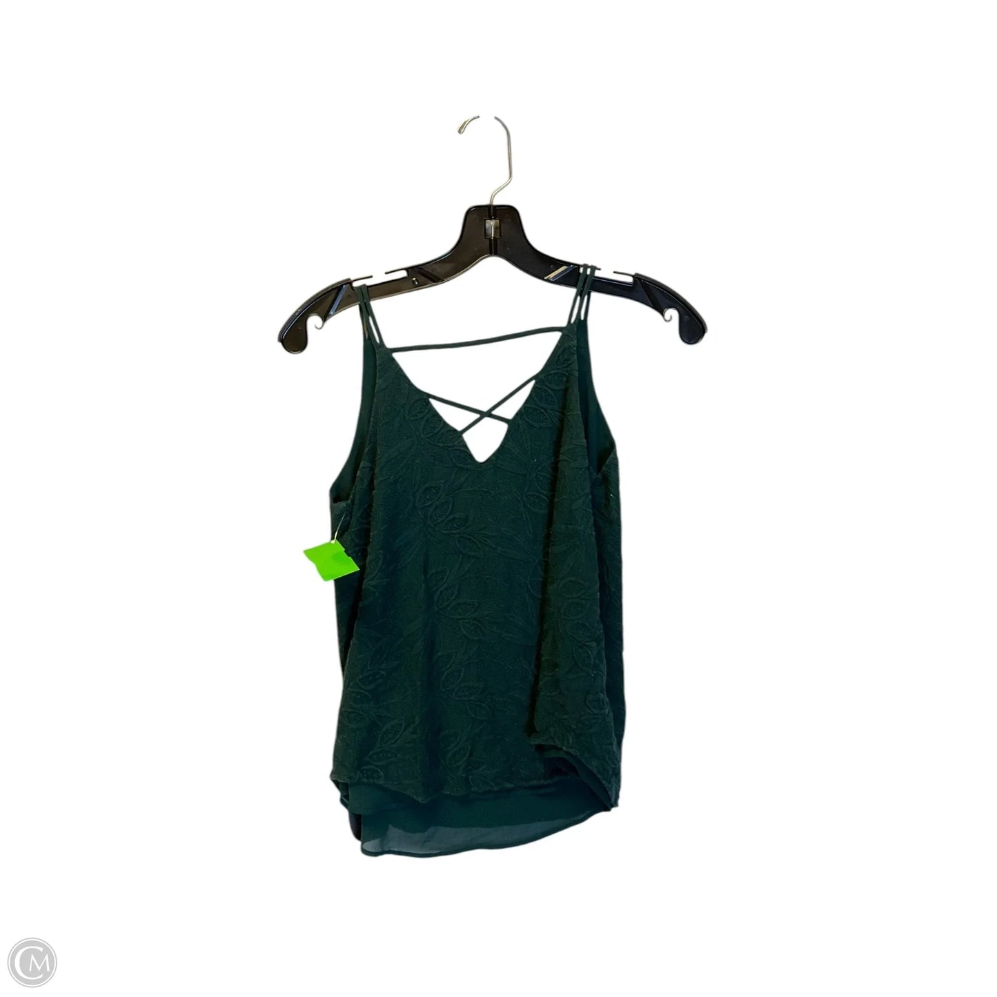 Top Sleeveless By Loft In Green, Size: Xs