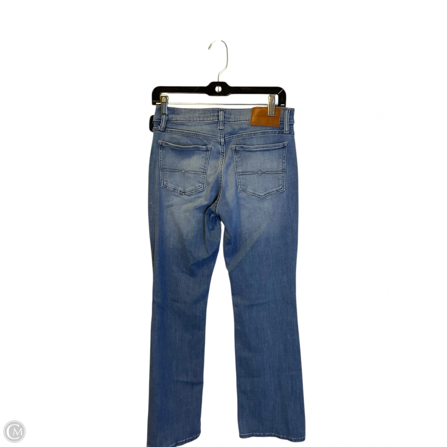 Jeans Wide Leg By Lucky Brand In Blue Denim, Size: 6