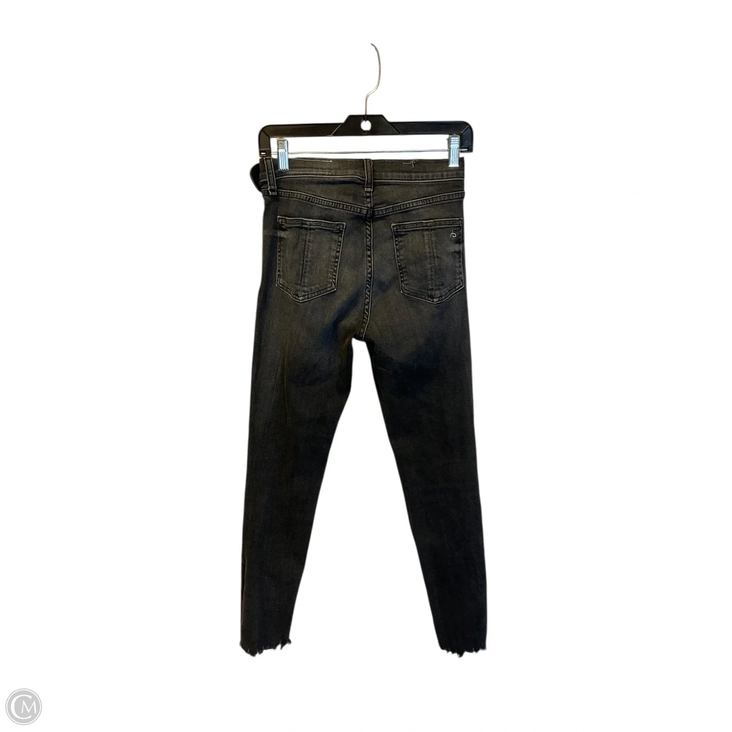 Jeans Skinny By Rag & Bones Jeans In Black Denim, Size: 4