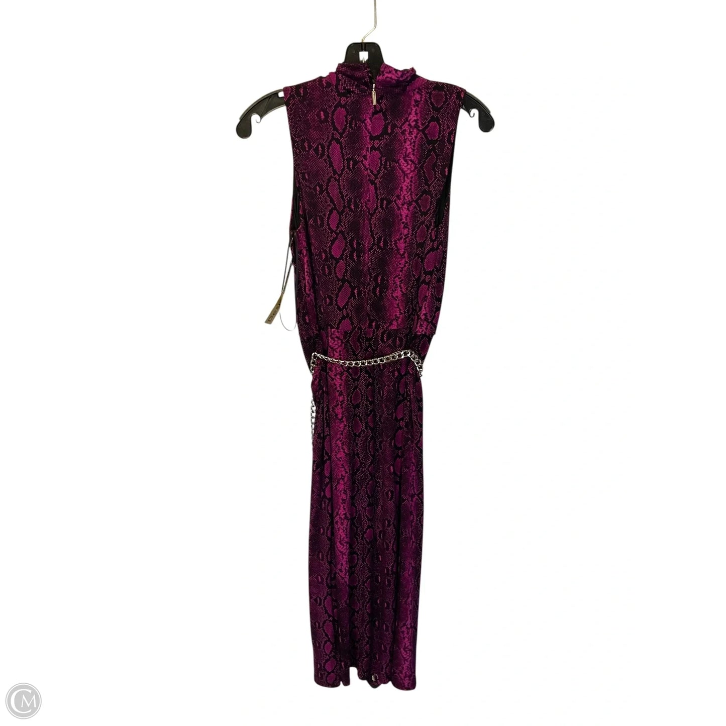 Dress Designer By Michael Kors In Black & Purple, Size: Xs