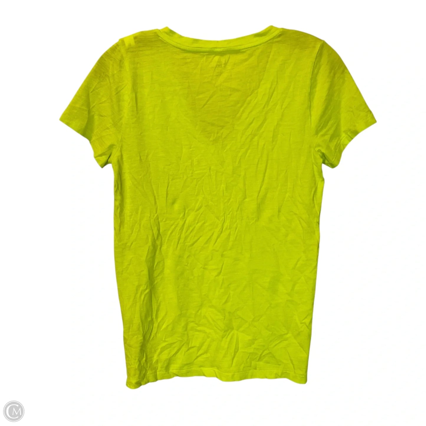 Top Short Sleeve Basic By J. Crew In Yellow, Size: S