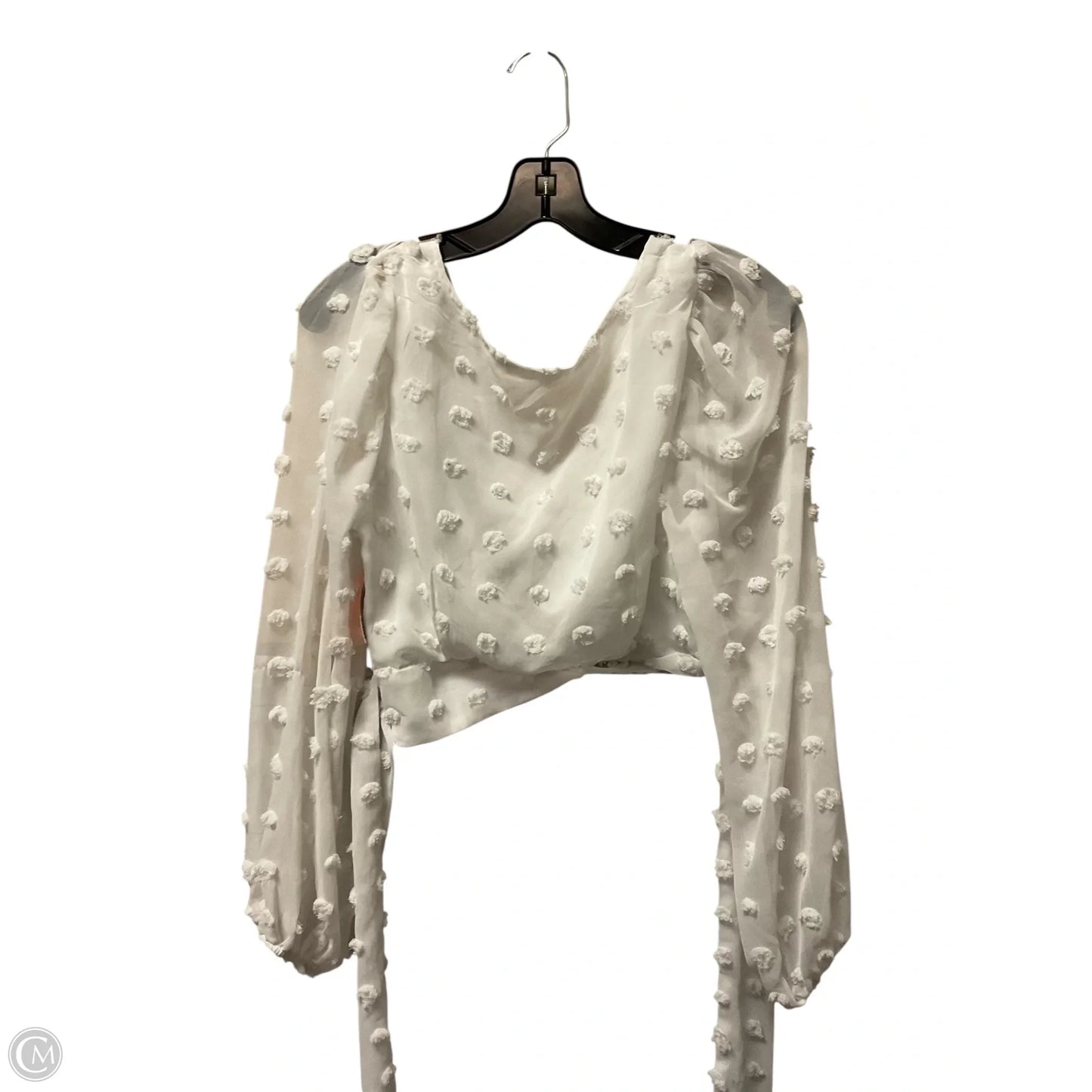 Top Long Sleeve By Altard State In White, Size: L