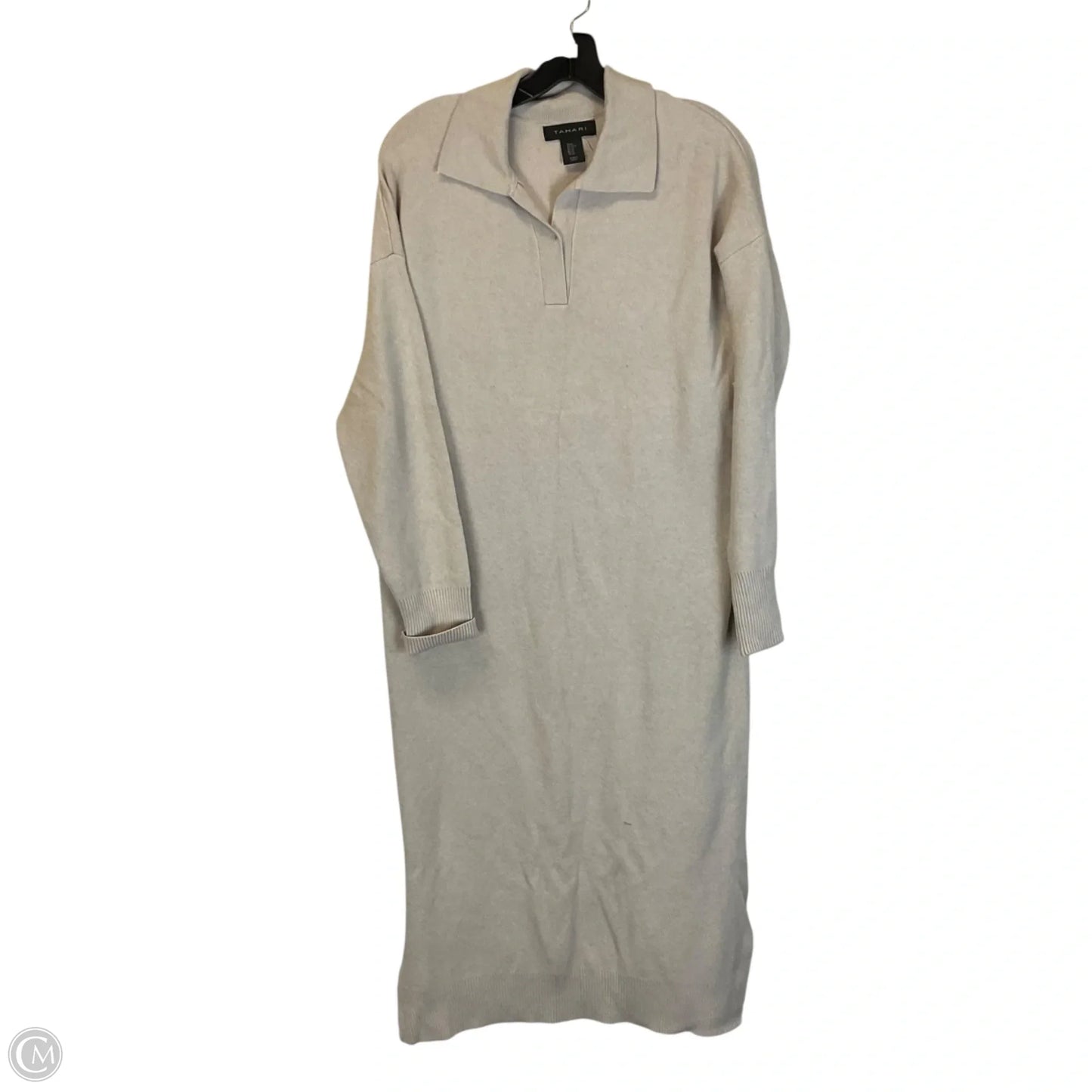 Dress Casual Maxi By Tahari In Tan, Size: M