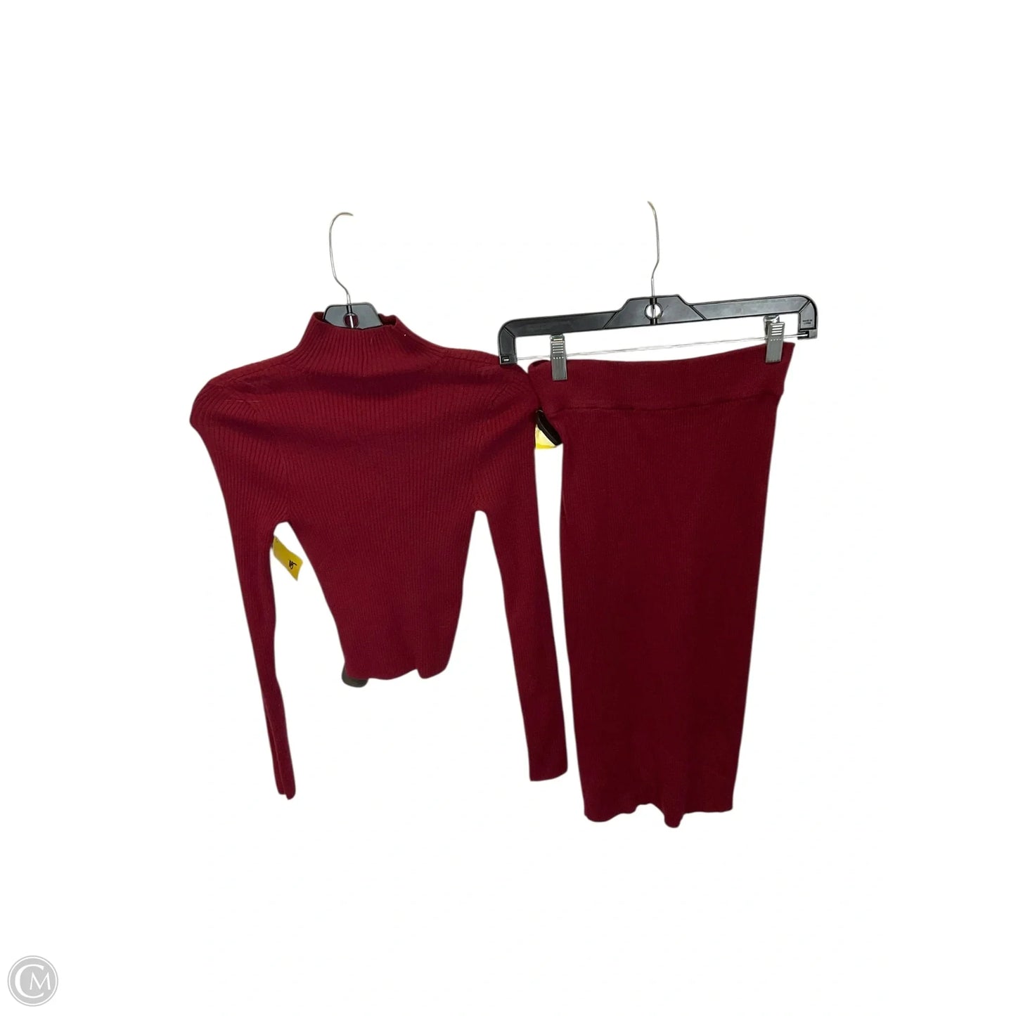 Skirt Set 2pc By Express In Red, Size: S