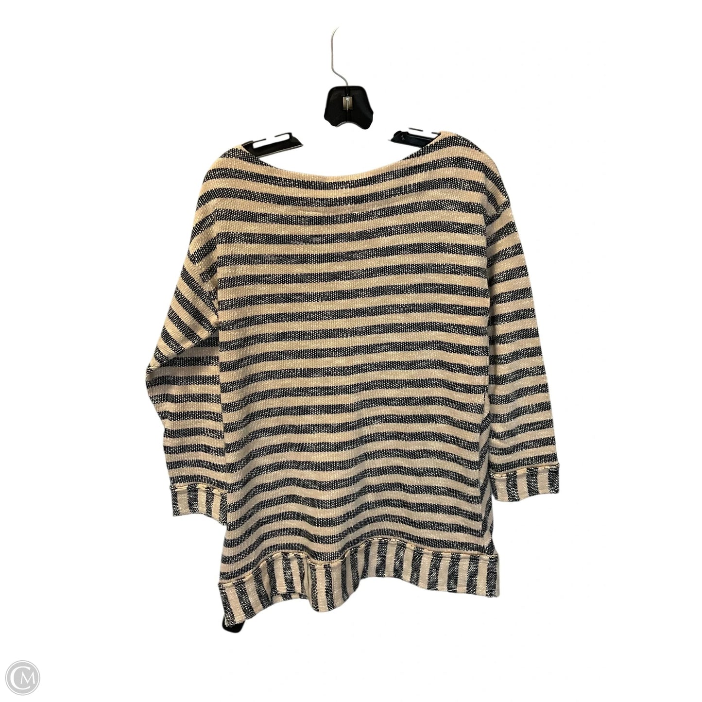 Top Long Sleeve By Soft Surroundings In Striped Pattern, Size: M