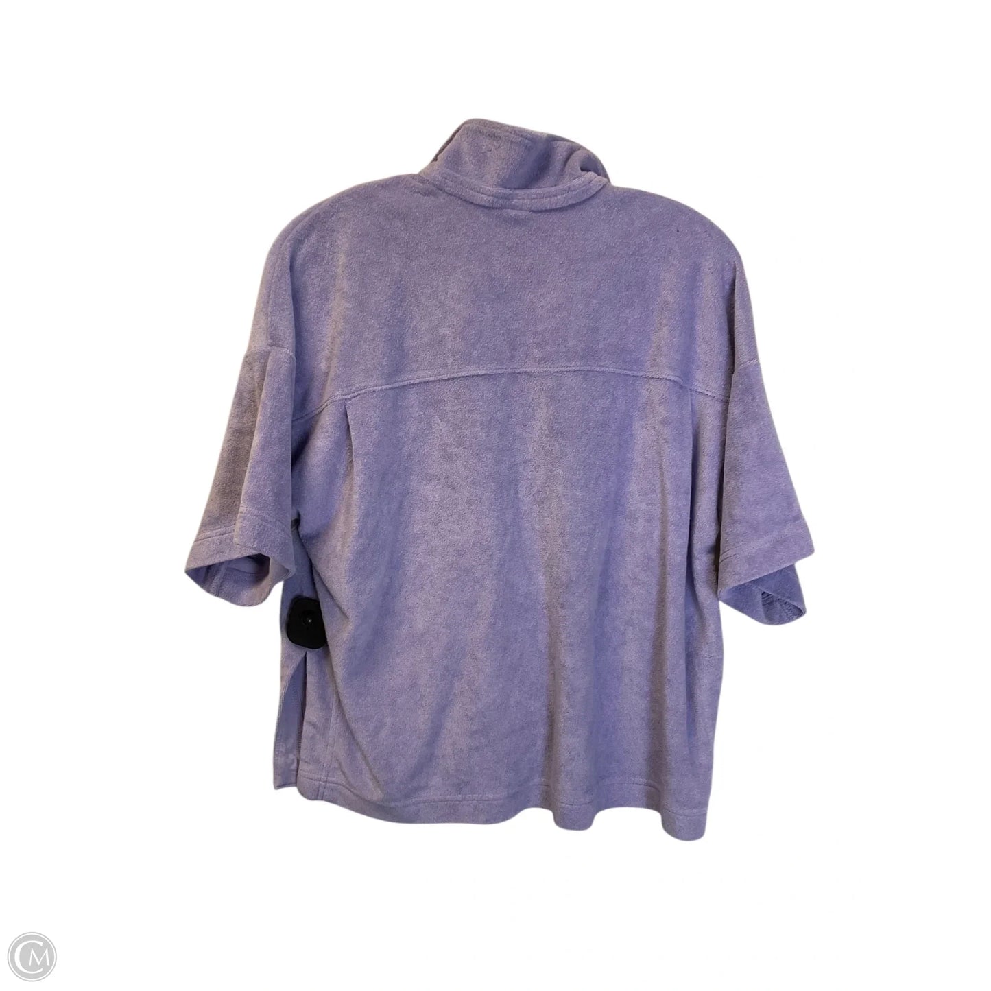 Top Short Sleeve By Anthropologie In Purple, Size: Xxs