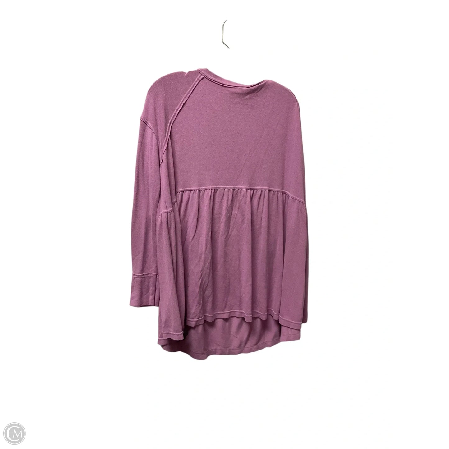 Top Long Sleeve By Free People In Purple, Size: L