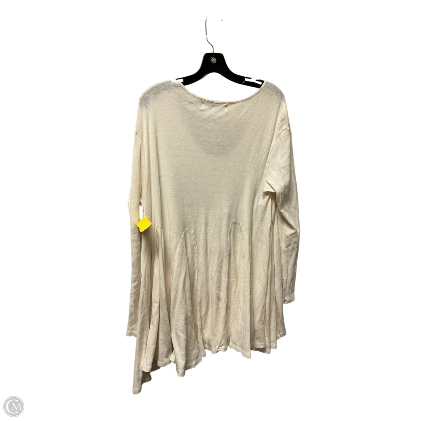 Top Long Sleeve By Free People In Cream, Size: M