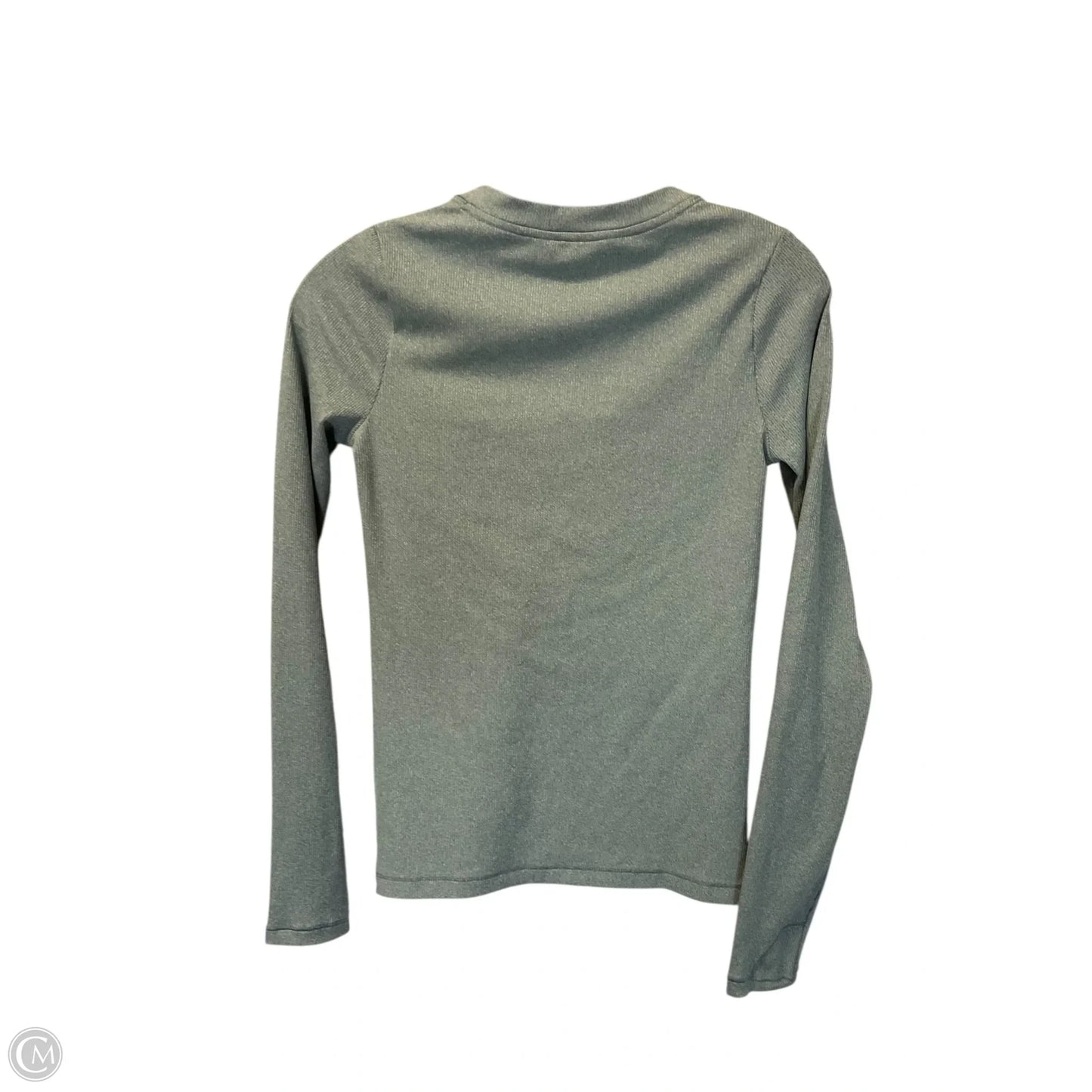Top Long Sleeve By Athleta In Green, Size: Xxs