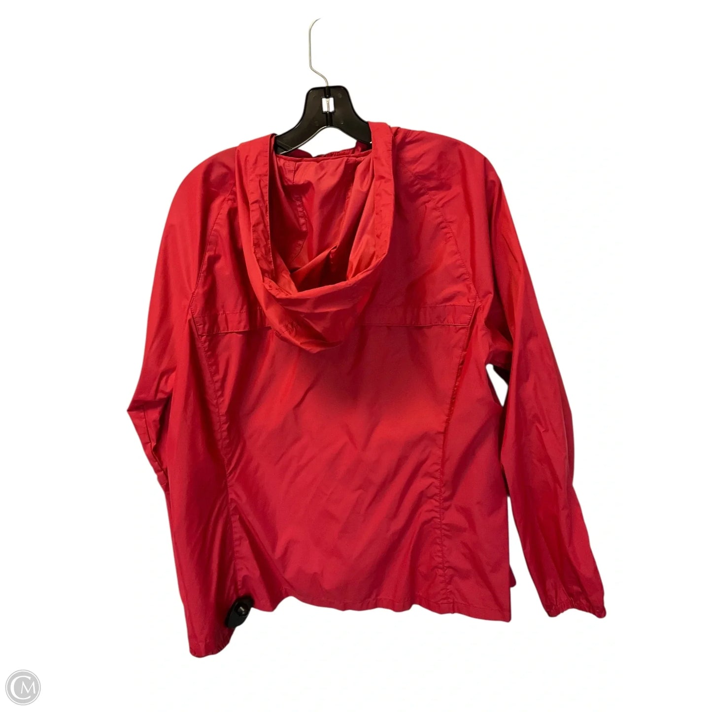 Jacket Windbreaker By Eddie Bauer In Red, Size: Xl