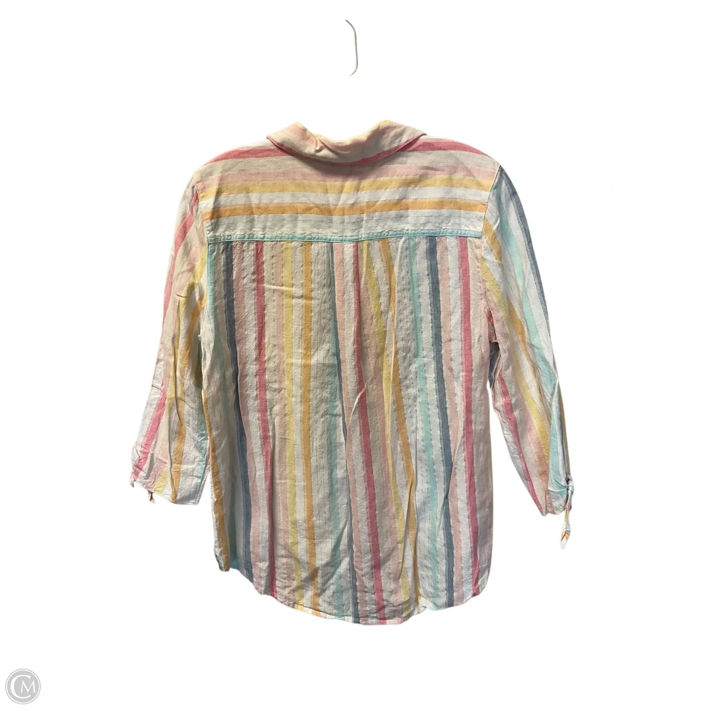 Top Long Sleeve By Chicos In Multi-colored, Size: S