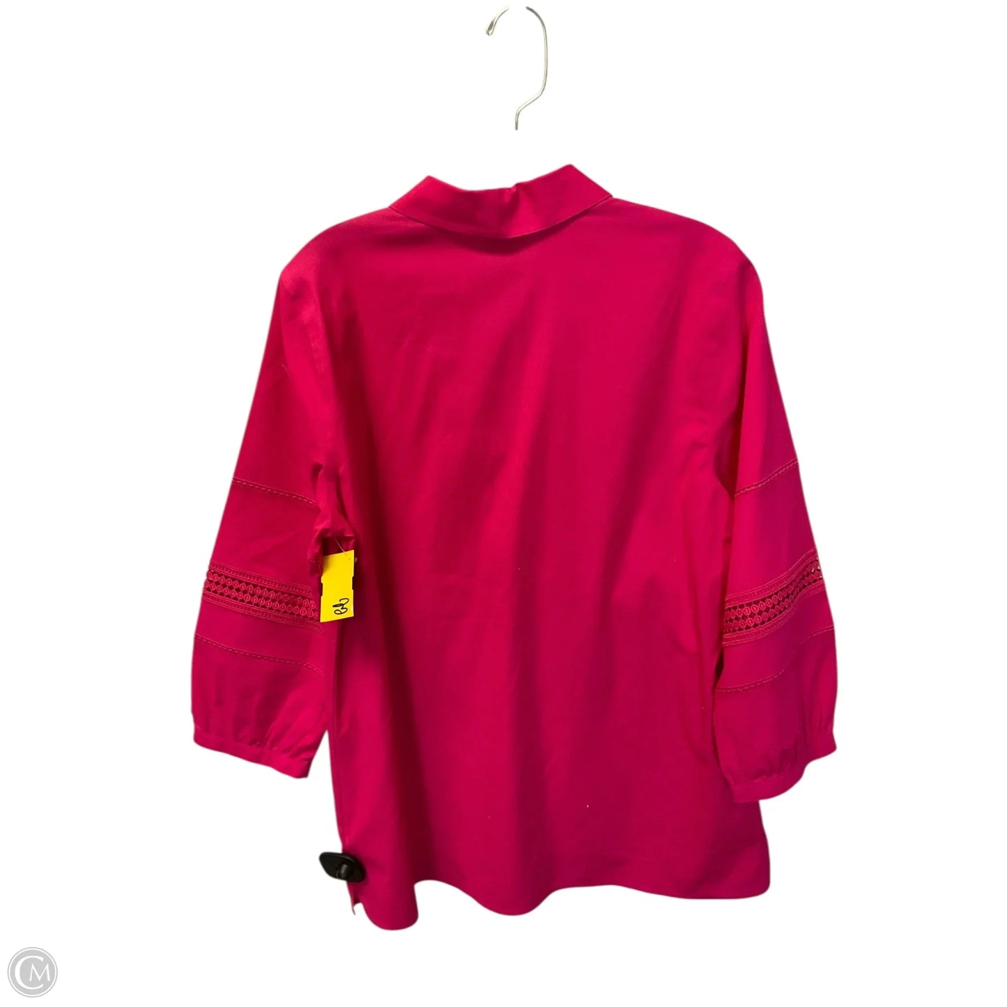 Top Long Sleeve By Chicos In Pink, Size: Xs