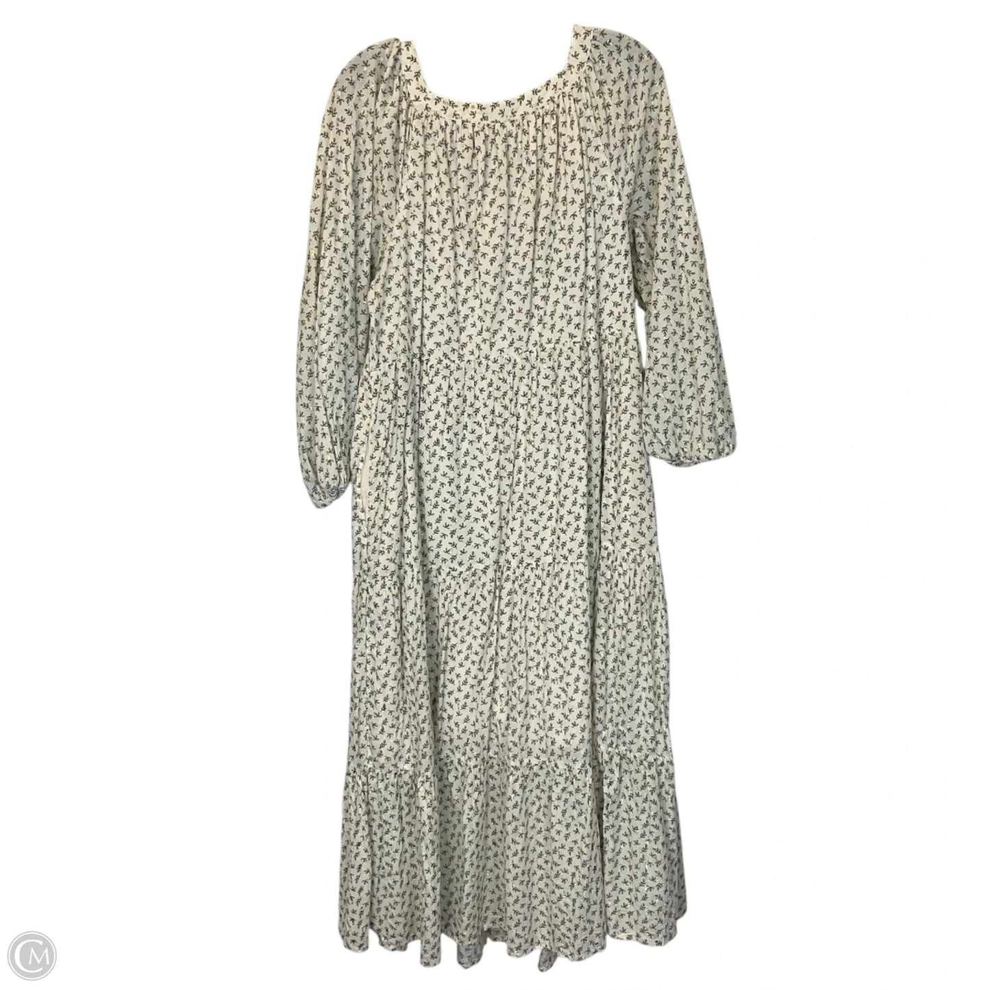 Dress Casual Midi By Old Navy In Cream, Size: L