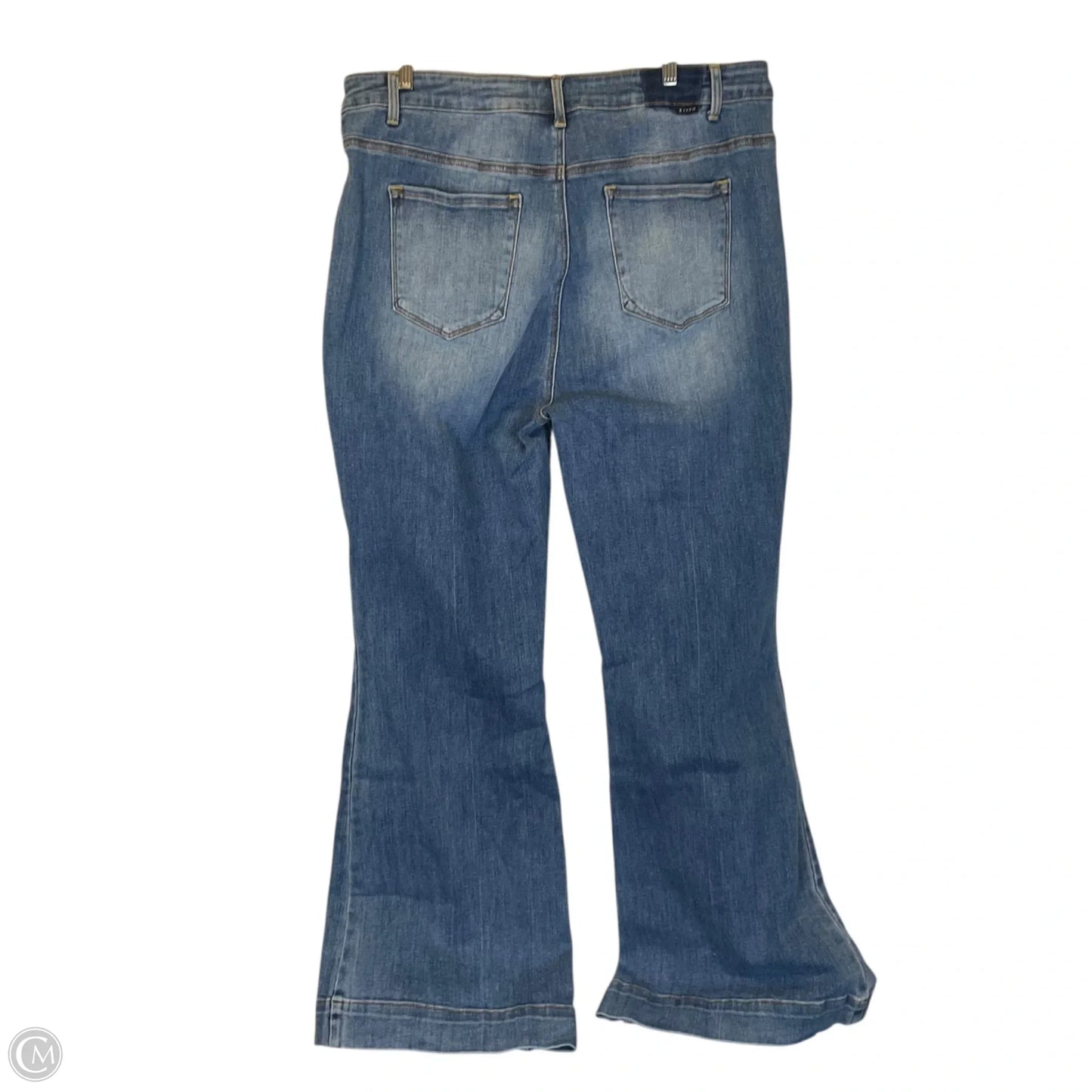 Jeans Flared By Risen In Blue Denim, Size: 3x