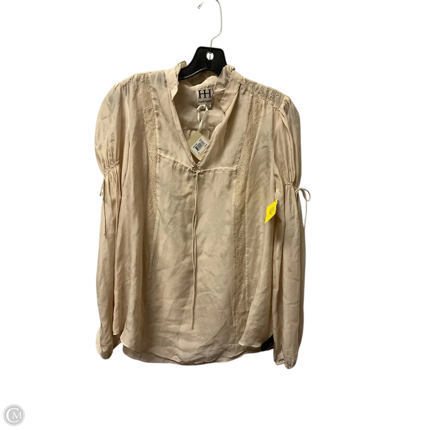 Top Long Sleeve By Haute Hippie In Brown, Size: Xs