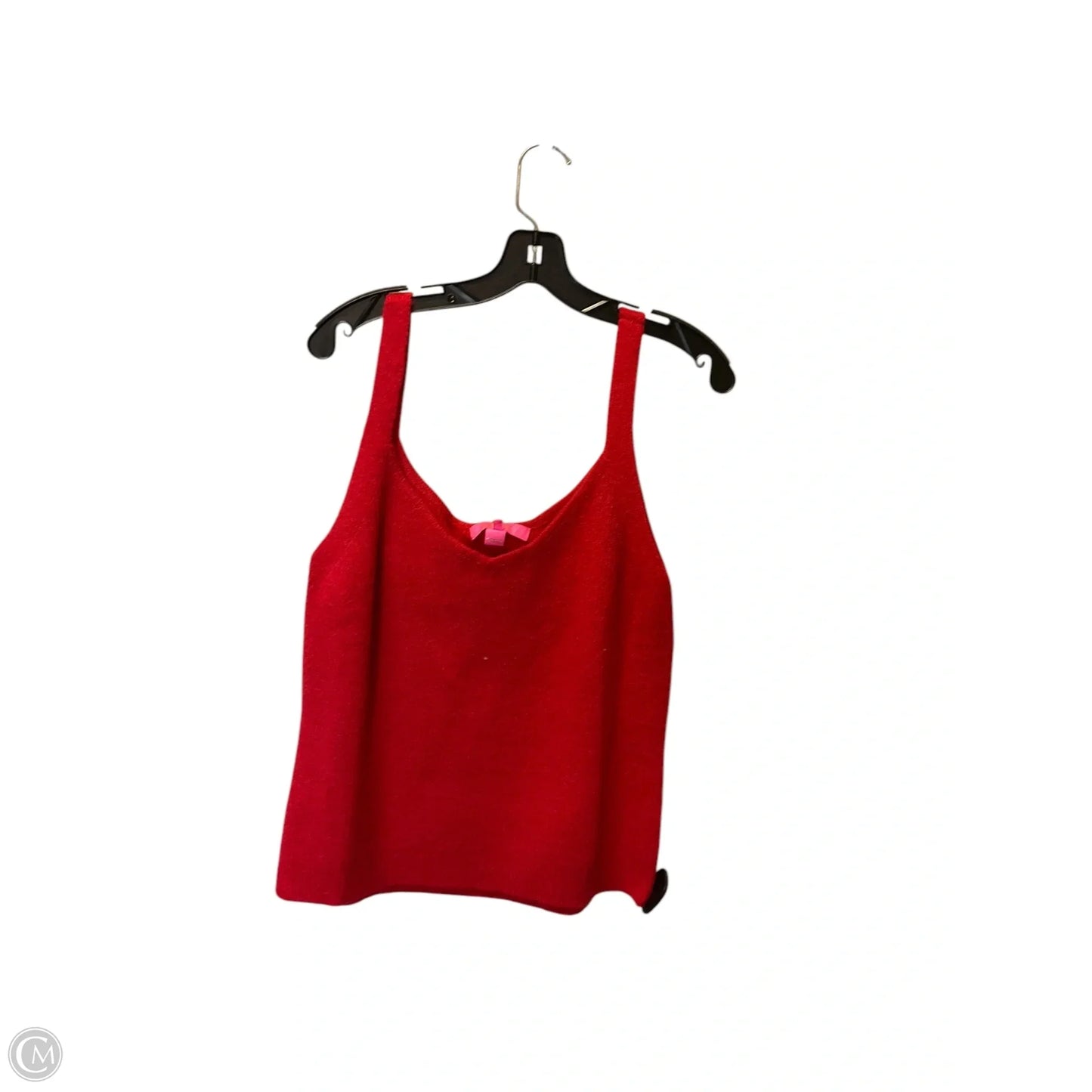Top Sleeveless Designer By Lilly Pulitzer In Red, Size: Xl