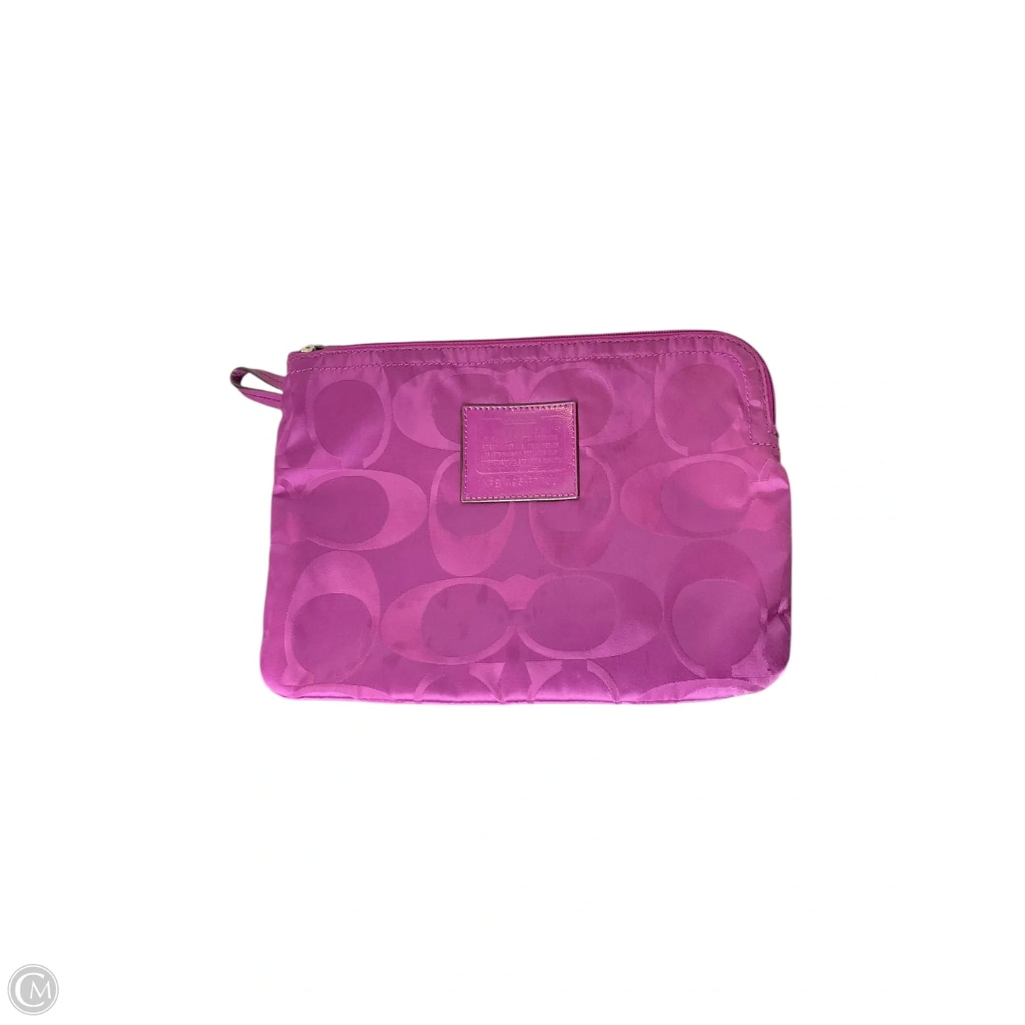 Makeup Bag Designer By Coach, Size: Large