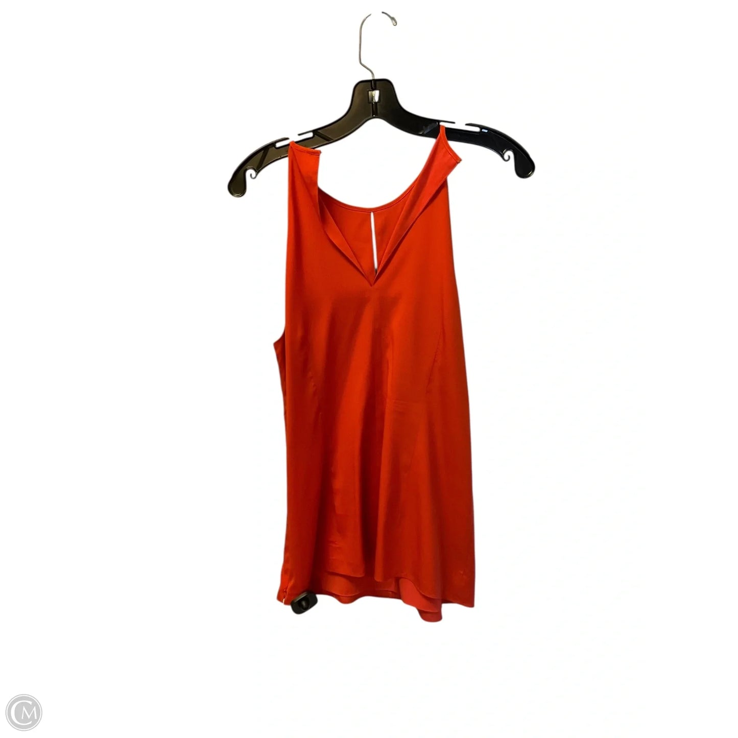 Top Sleeveless By Ann Taylor In Orange, Size: 8