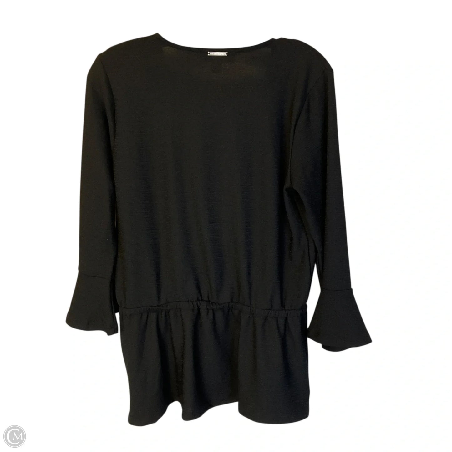 Top Long Sleeve By Michael By Michael Kors In Black, Size: M