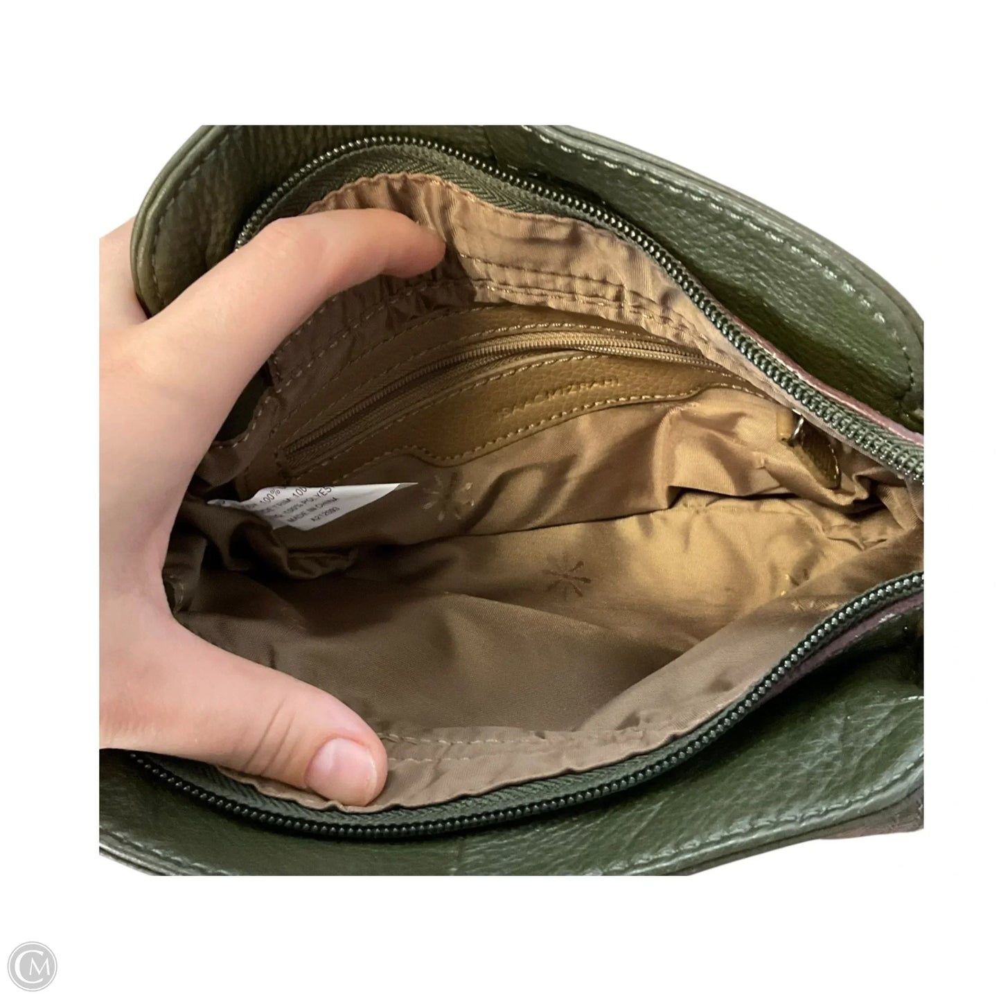 Crossbody Leather By Isaac Mizrahi, Size: Small