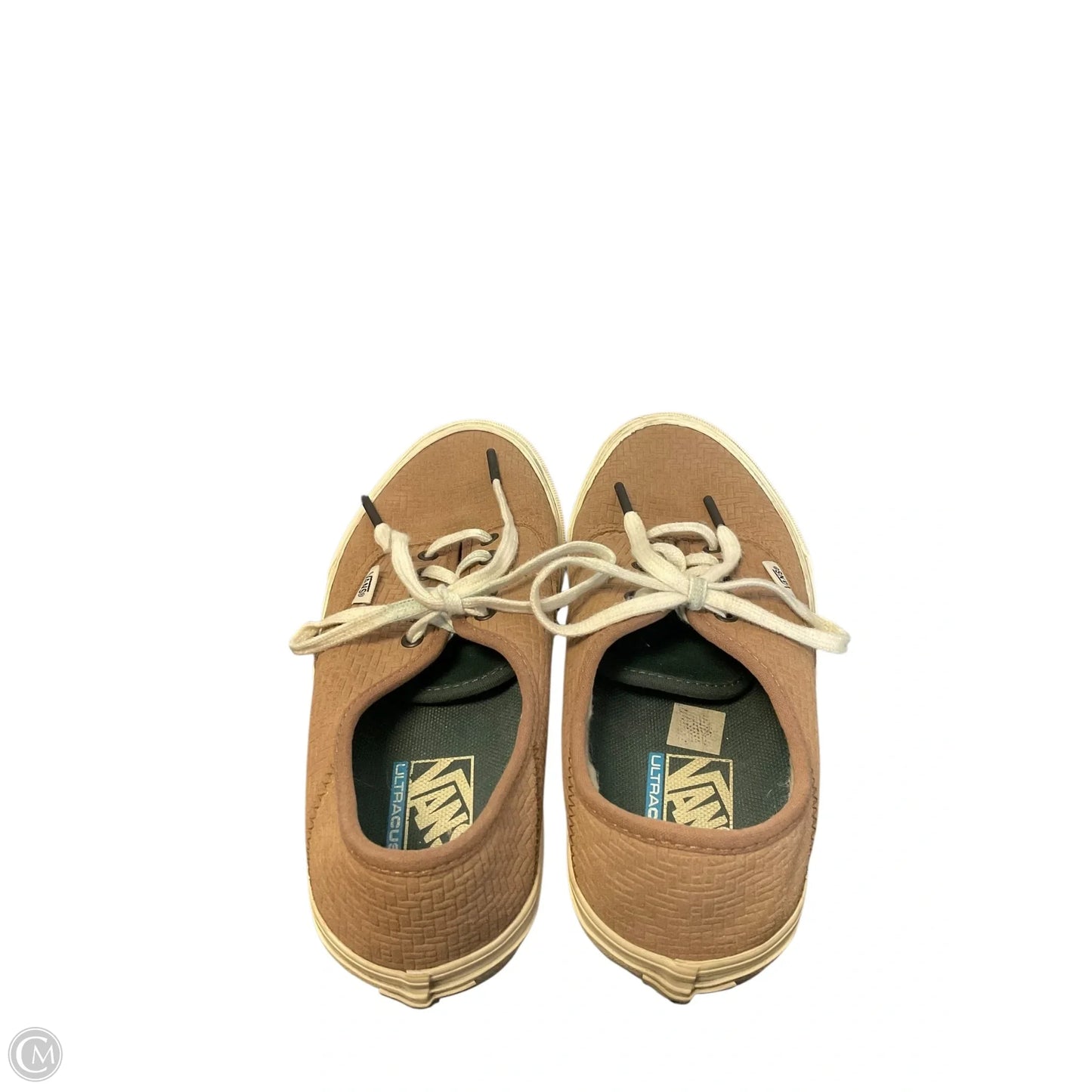 Shoes Sneakers By Vans In Brown, Size: 9