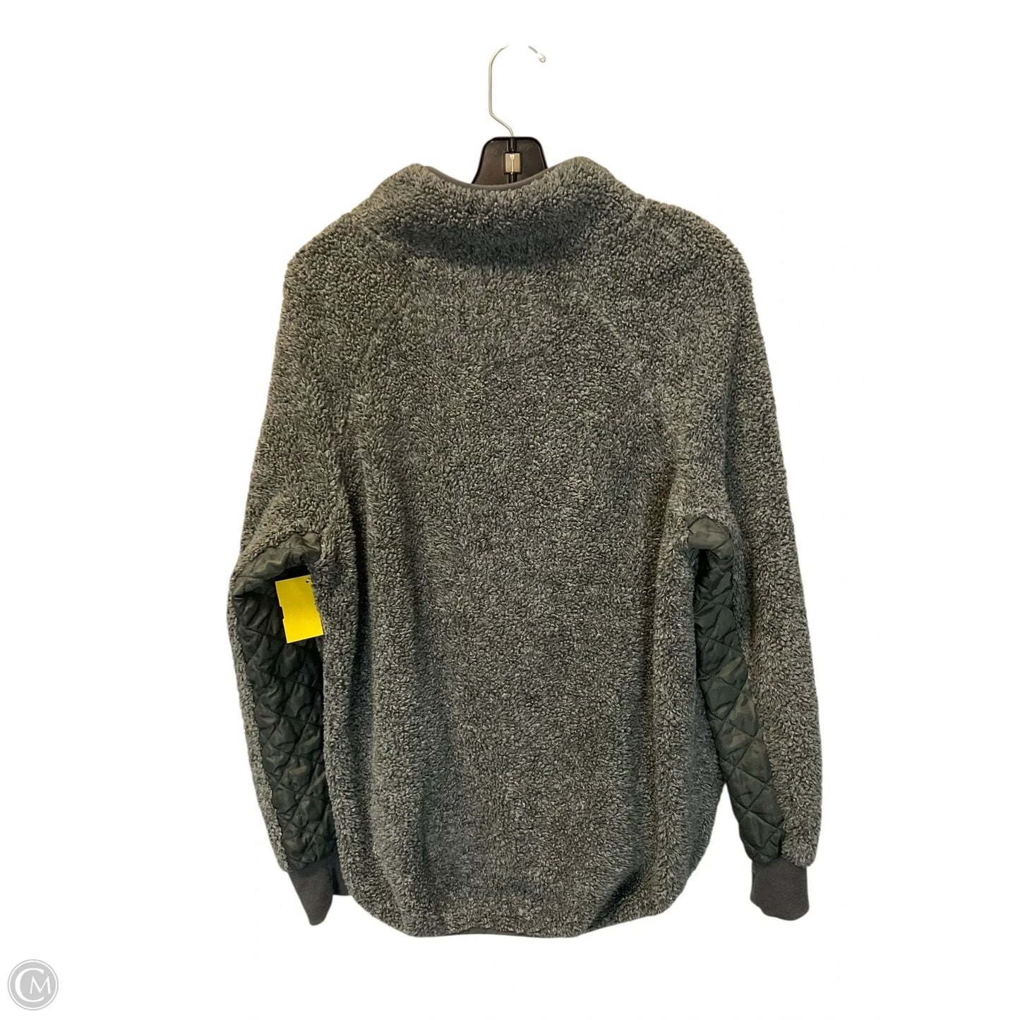 Jacket Faux Fur & Sherpa By Simply Southern In Grey, Size: L