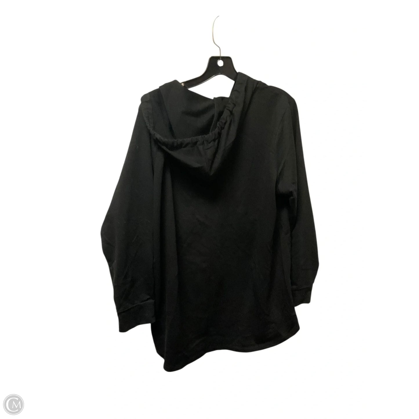 Sweatshirt Hoodie By Michael By Michael Kors In Black, Size: 1x