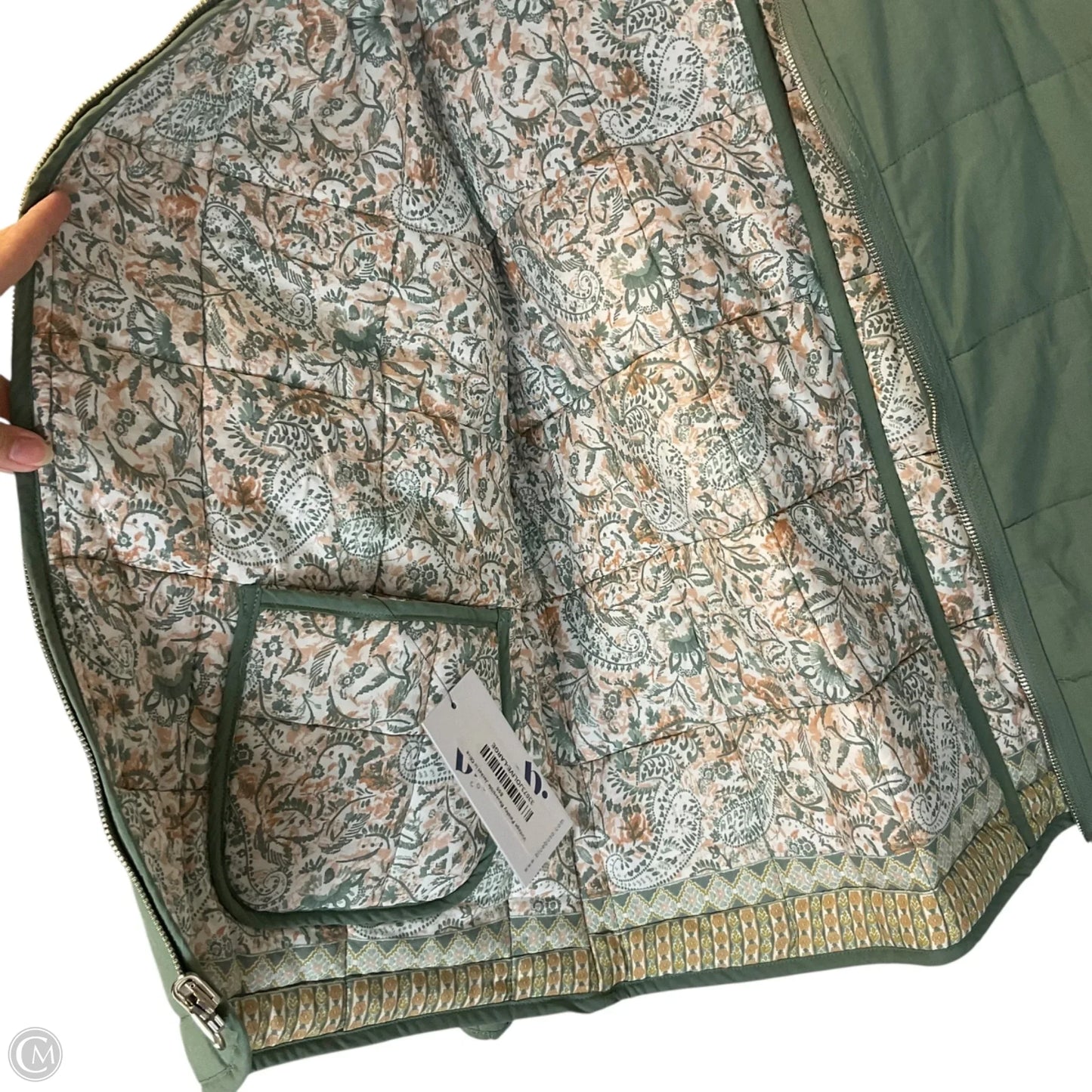 Jacket Other By Blue B In Green, Size: L