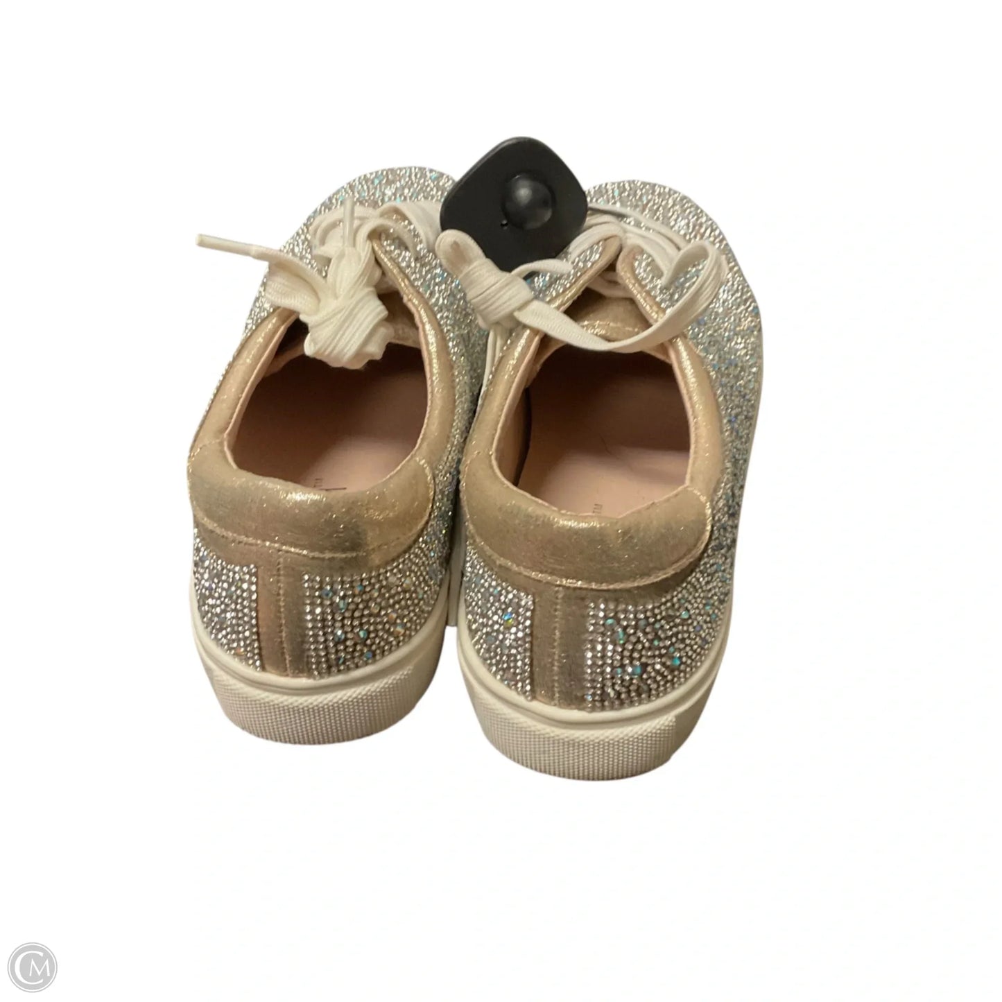 Shoes Flats By Clothes Mentor In Silver, Size: 10