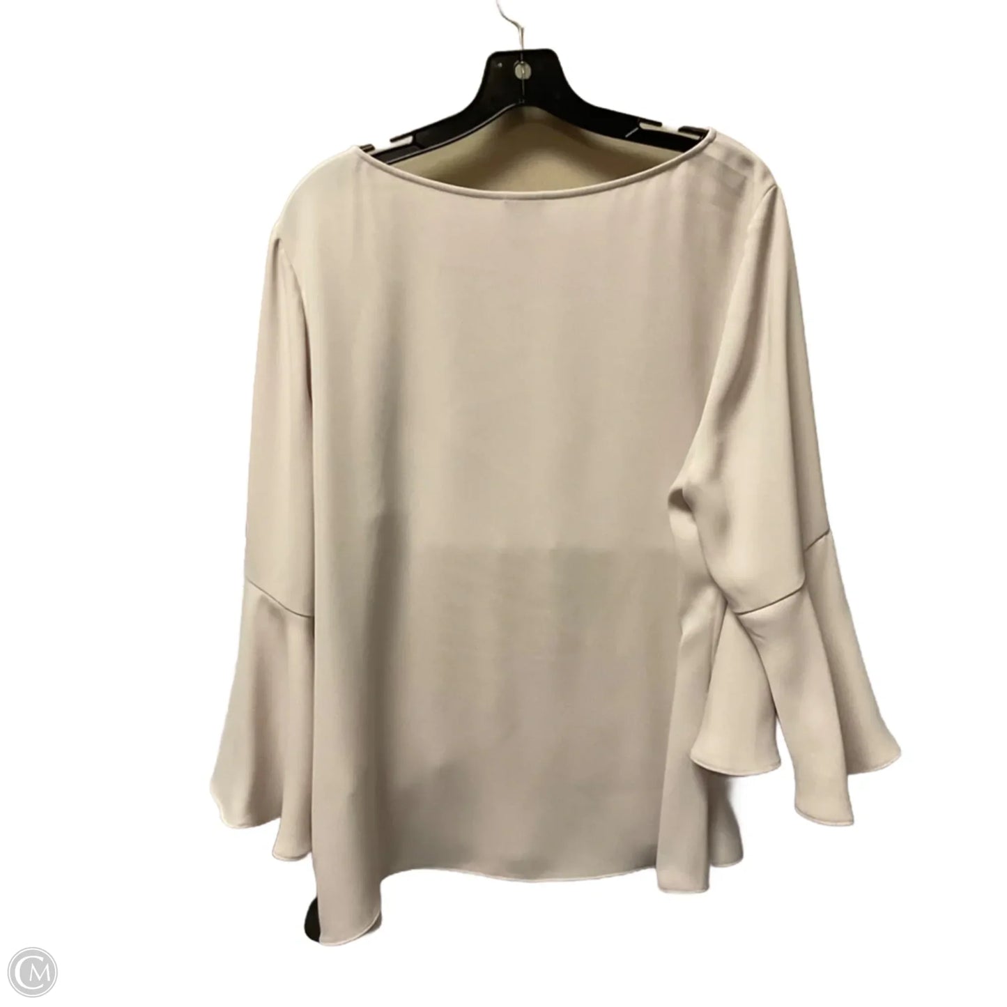 Top Long Sleeve By Chicos In Beige, Size: 16/18