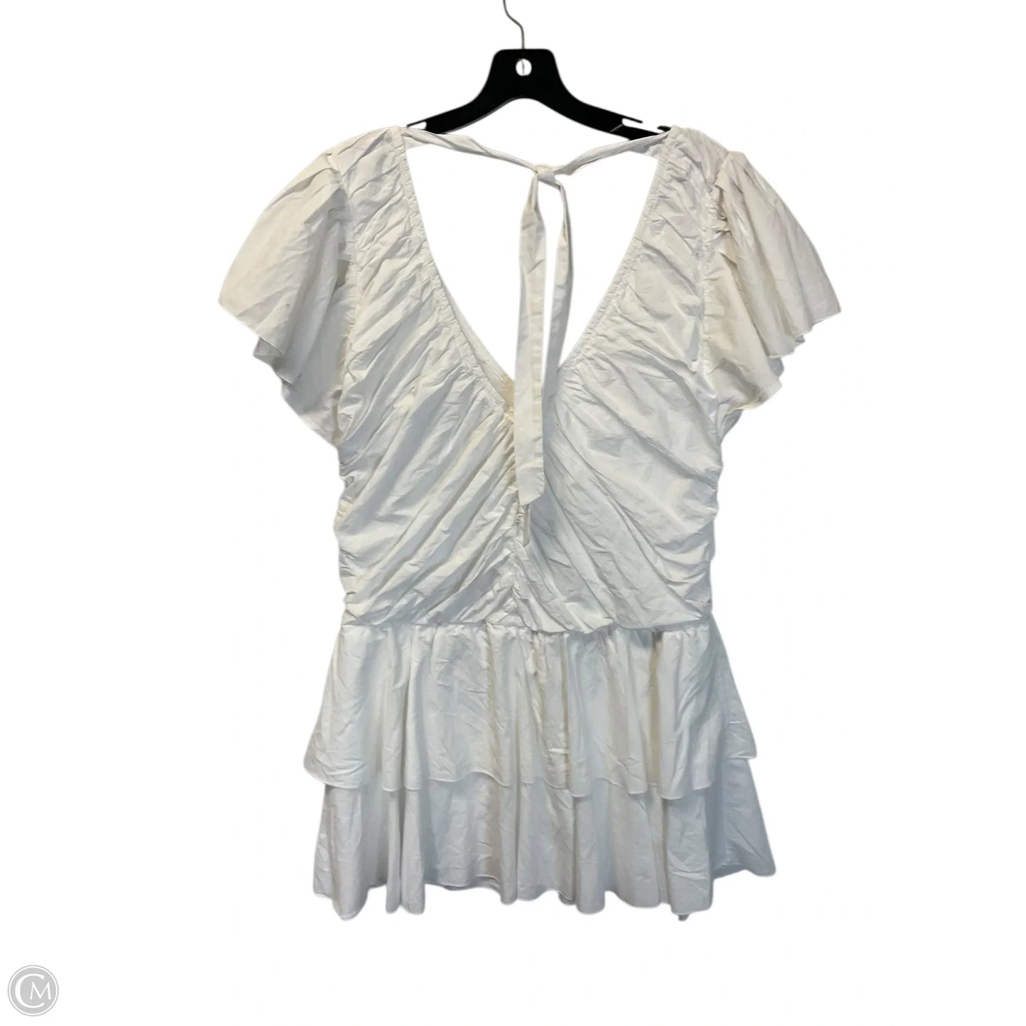Dress Casual Short By Clothes Mentor In White, Size: L