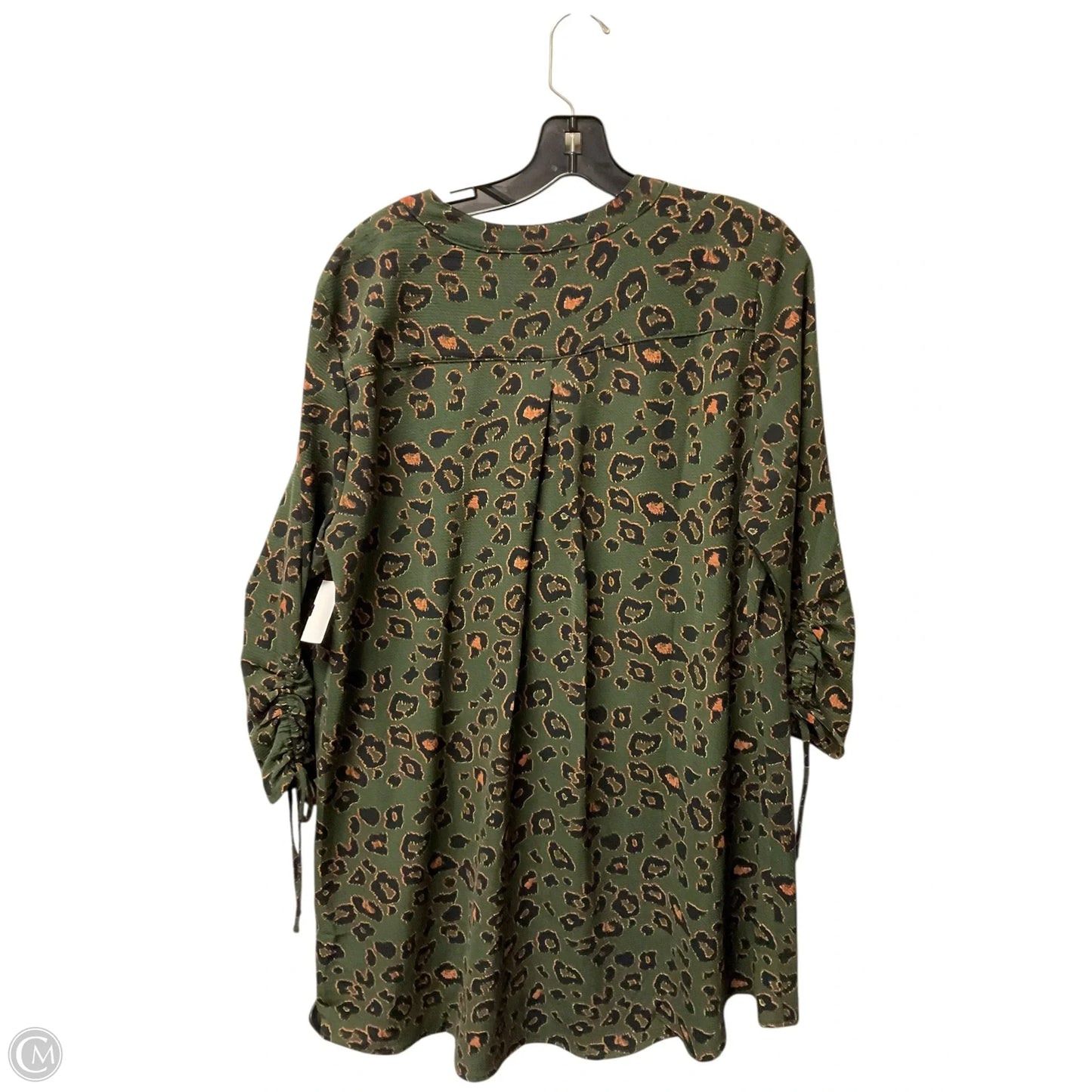 Top Long Sleeve By New Directions In Green, Size: L