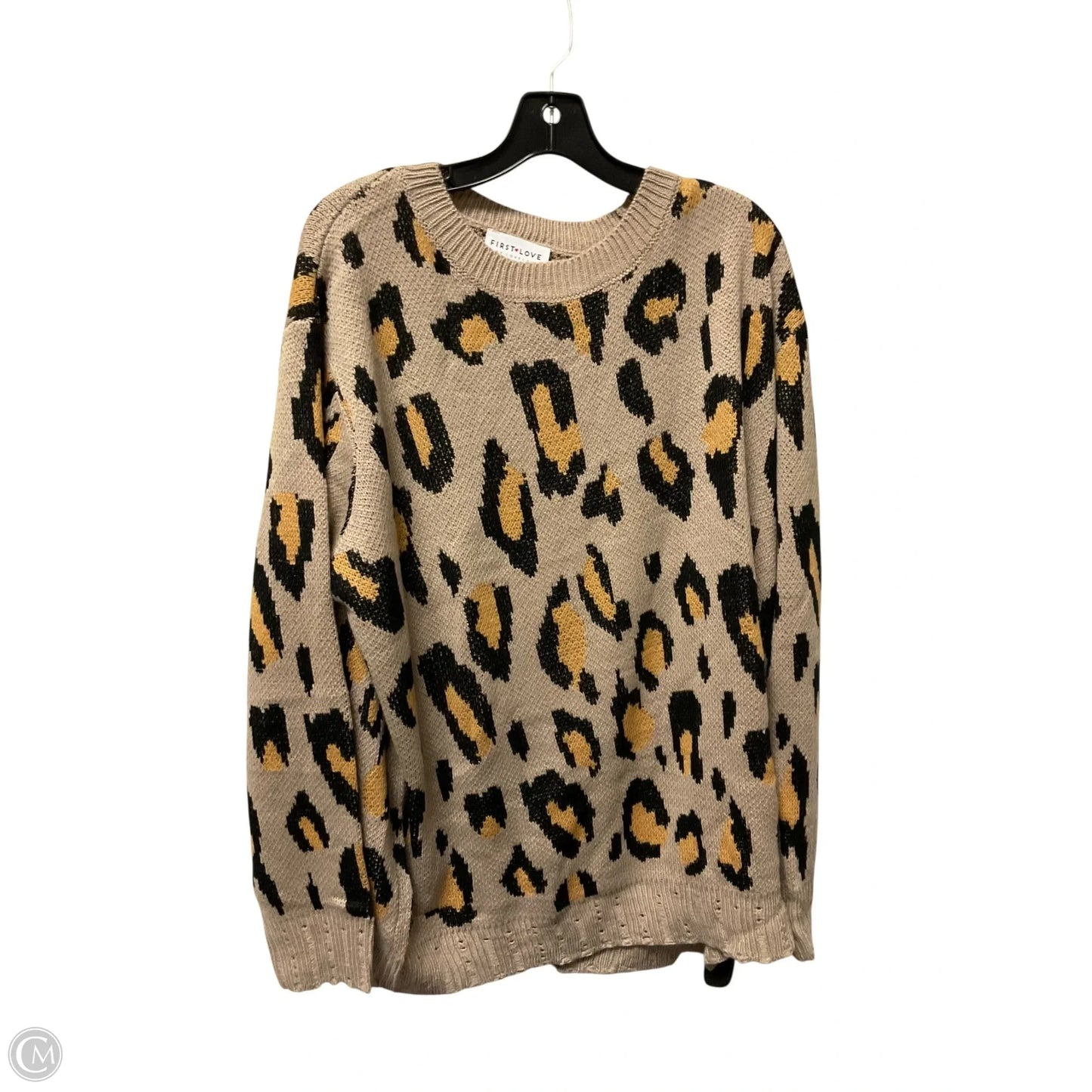 Sweater By First Love In Animal Print, Size: 3x