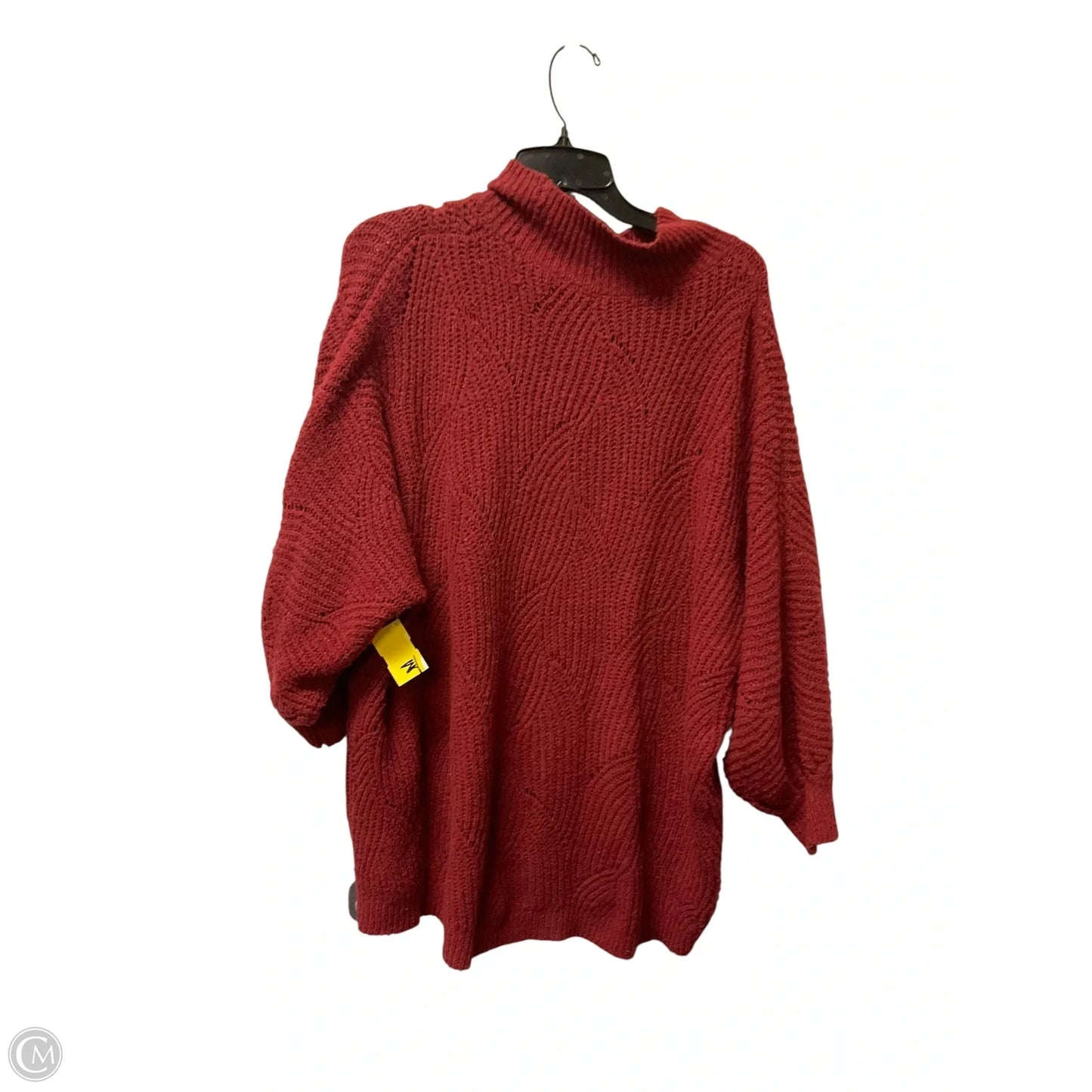 Sweater By Wonderly In Red, Size: 1x