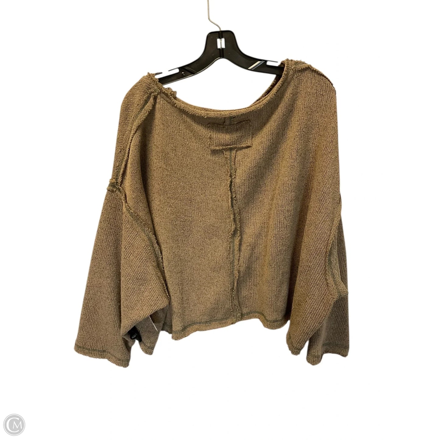 Top Long Sleeve By Pol In Brown, Size: S