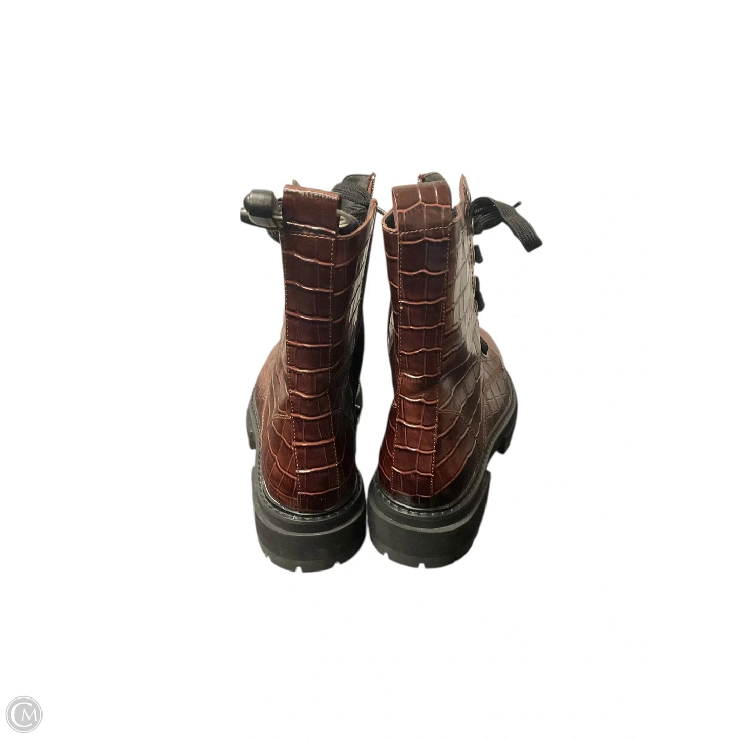 Boots Designer By Kurt Geiger In Brown, Size: 9.5