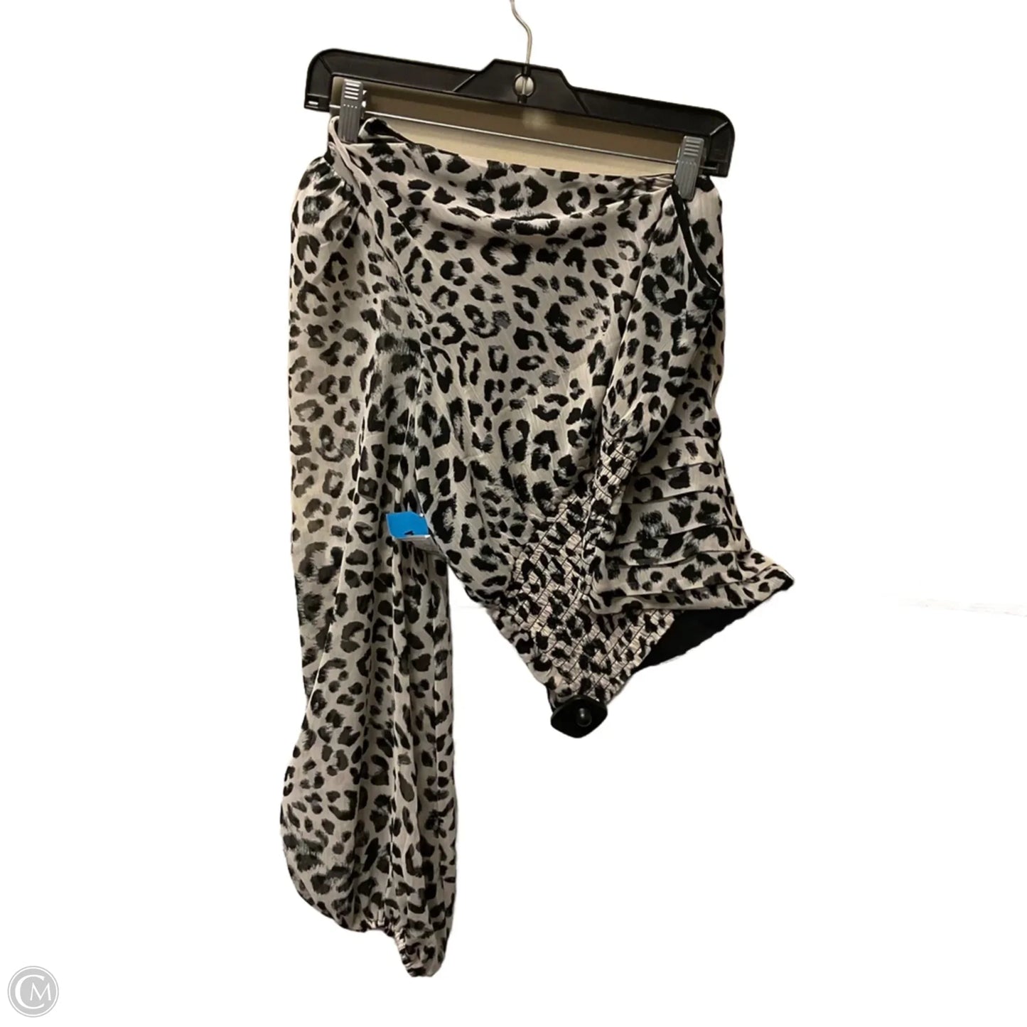 Top Long Sleeve By Express In Animal Print, Size: L