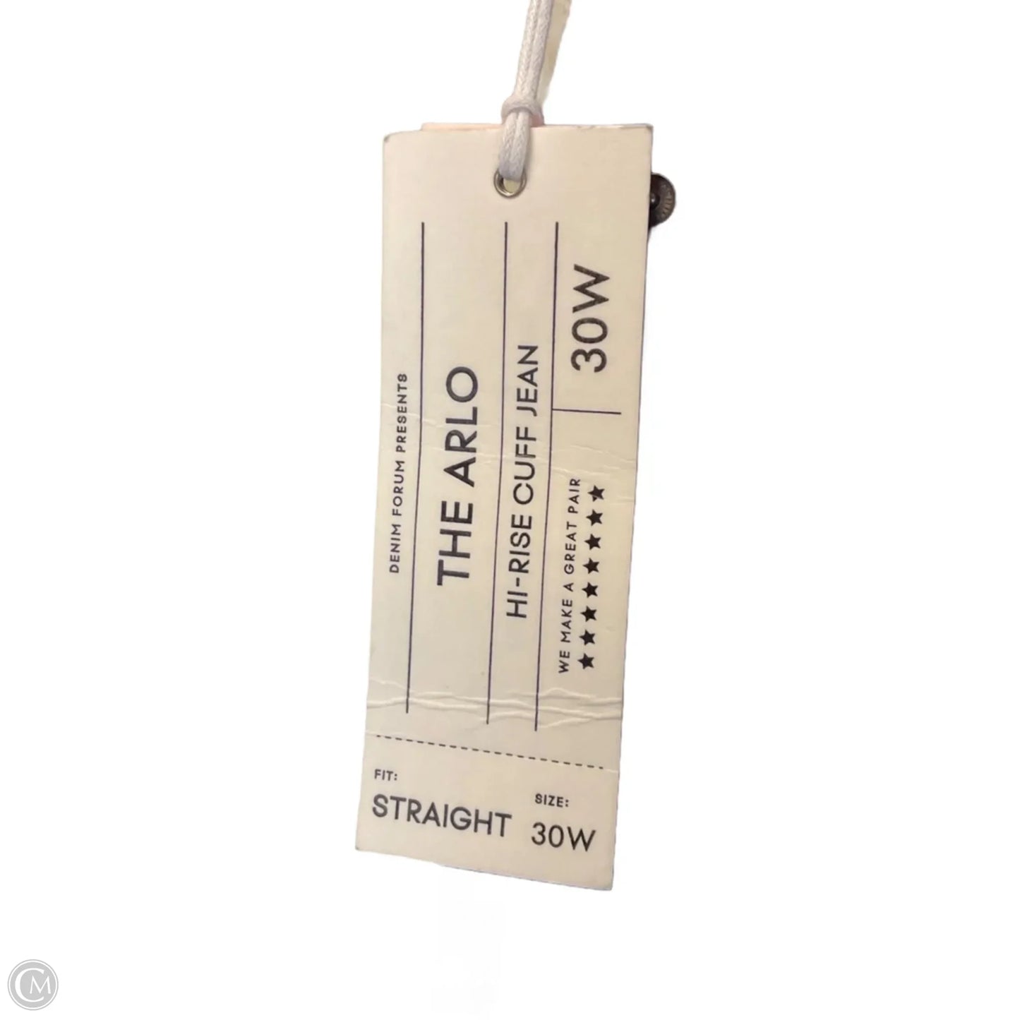 Jeans Straight By Clothes Mentor In Black Denim, Size: 10