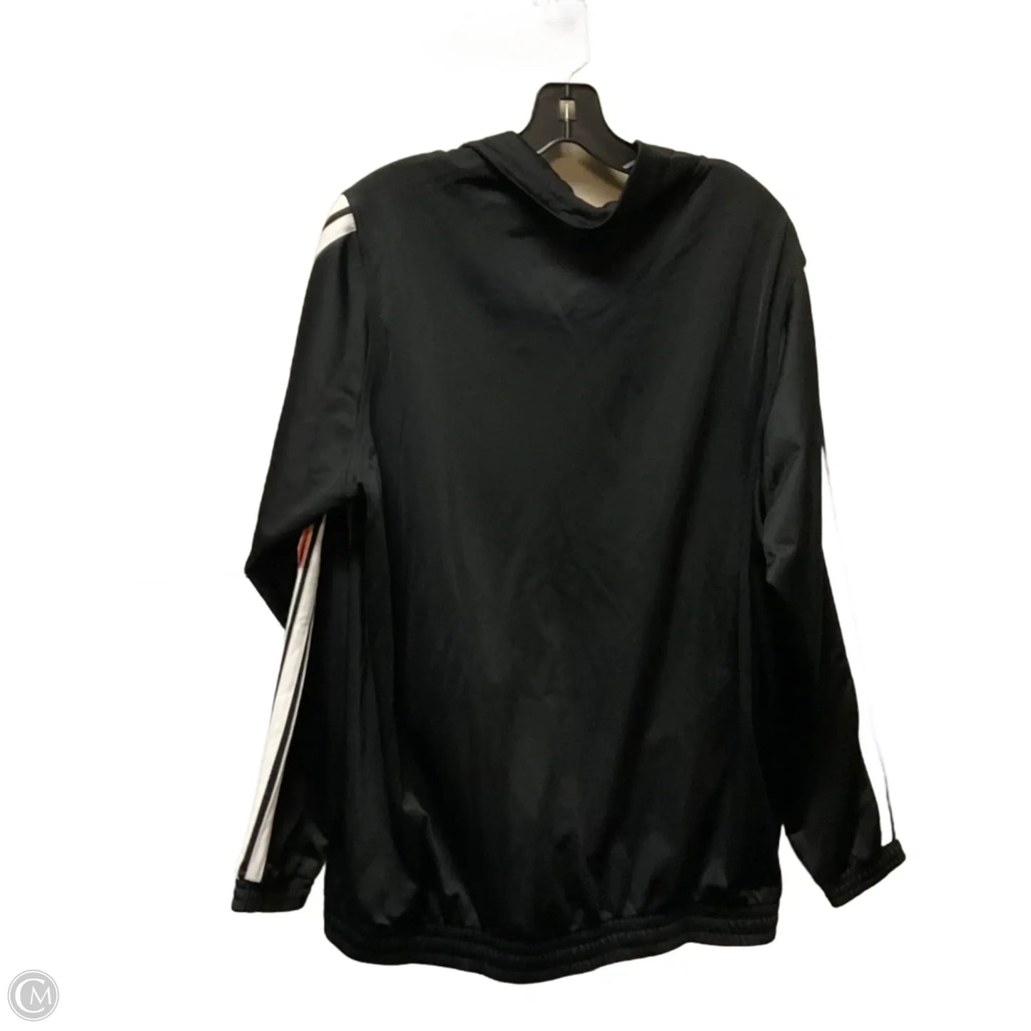 Athletic Jacket By Adidas In Black, Size: 2x