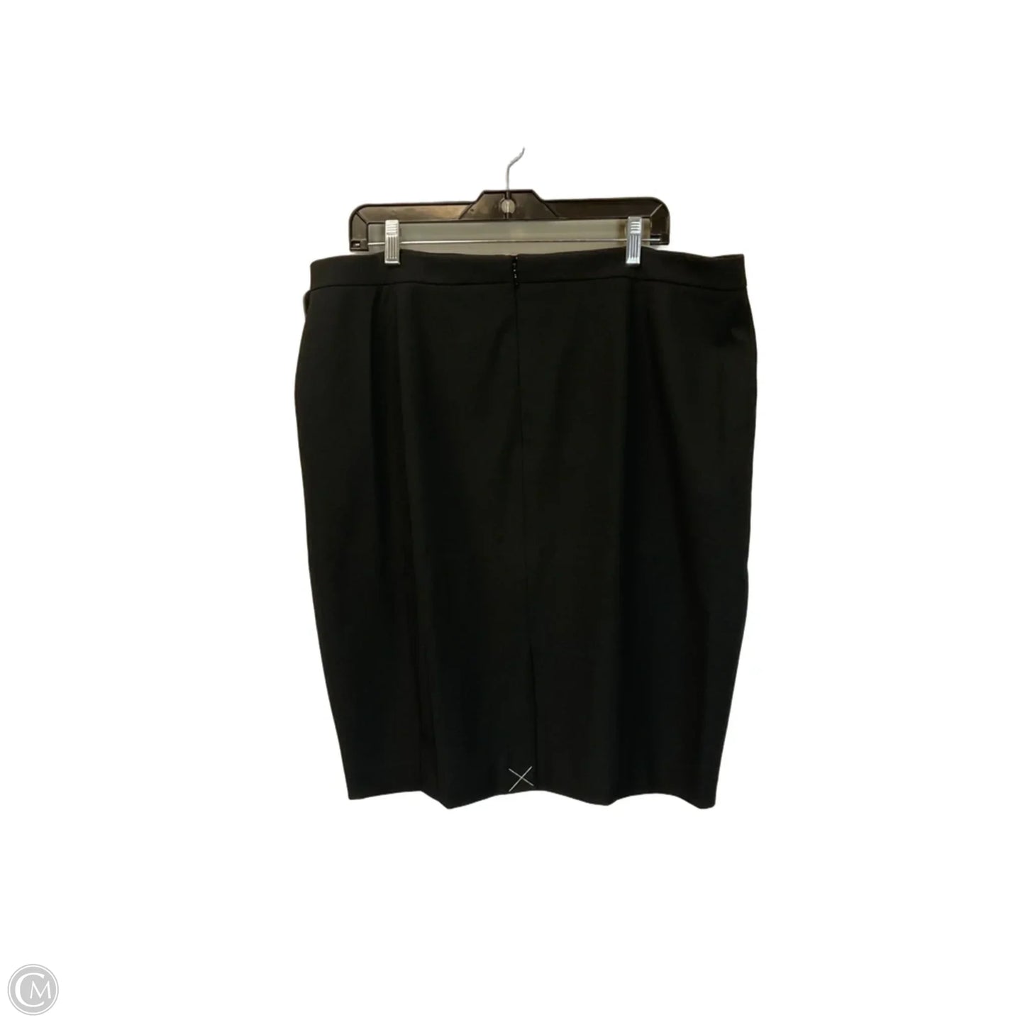 Skirt Midi By Ann Taylor In Black, Size: 18