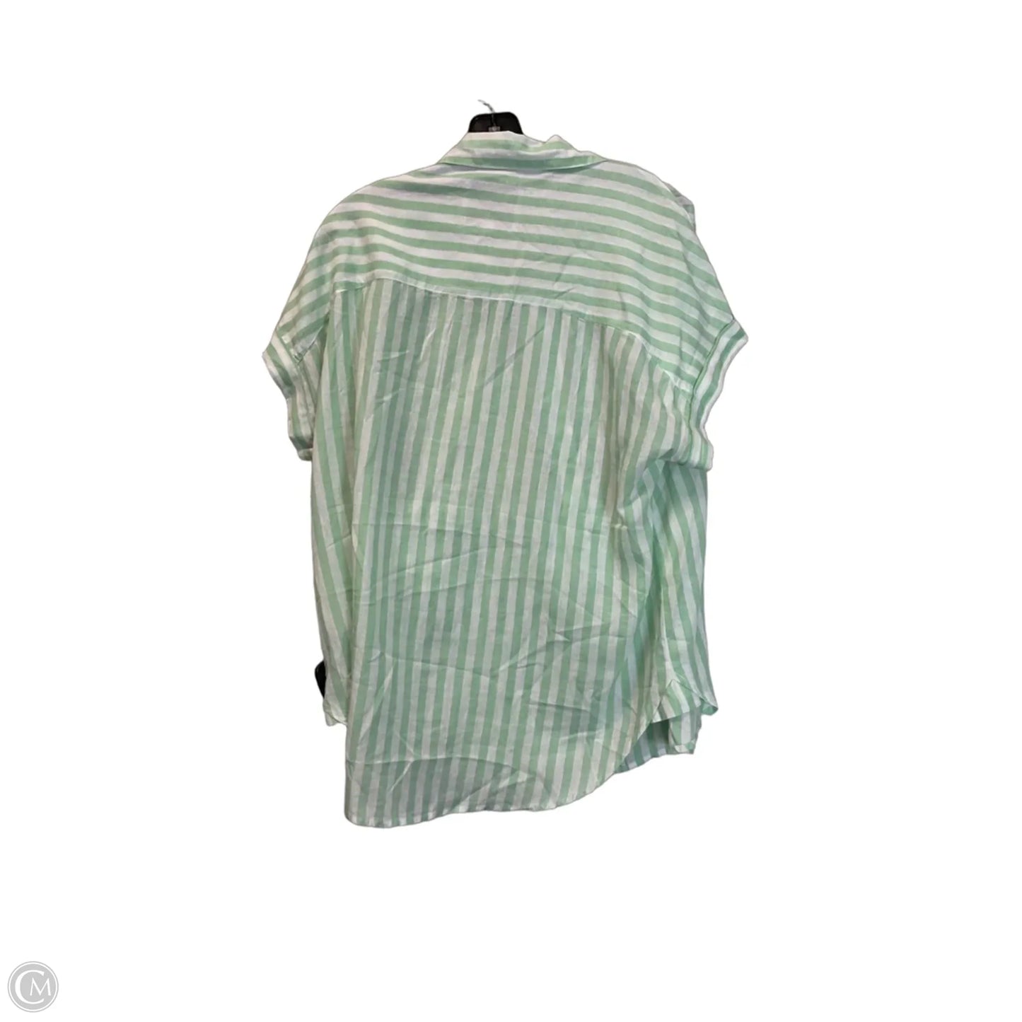 Top Short Sleeve By Lola River In Green, Size: L
