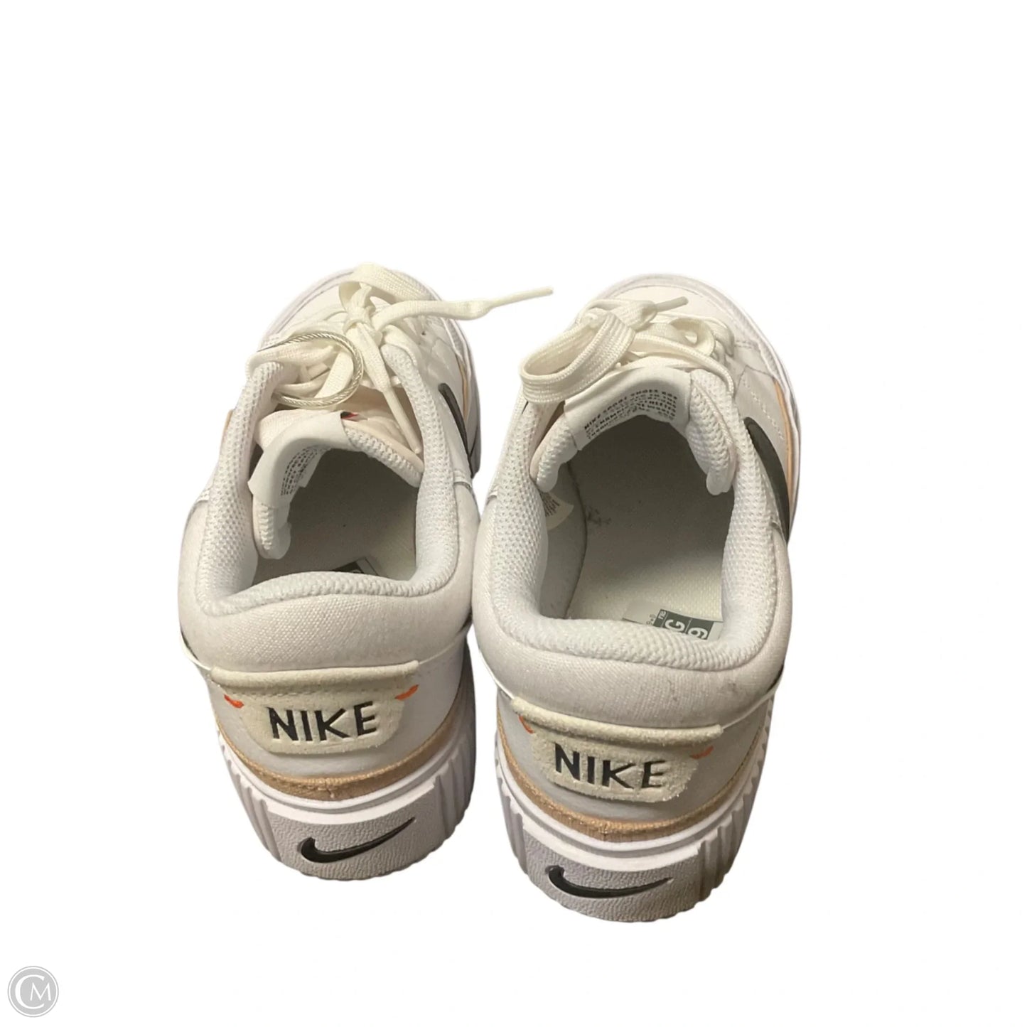 Shoes Athletic By Nike In White, Size: 7