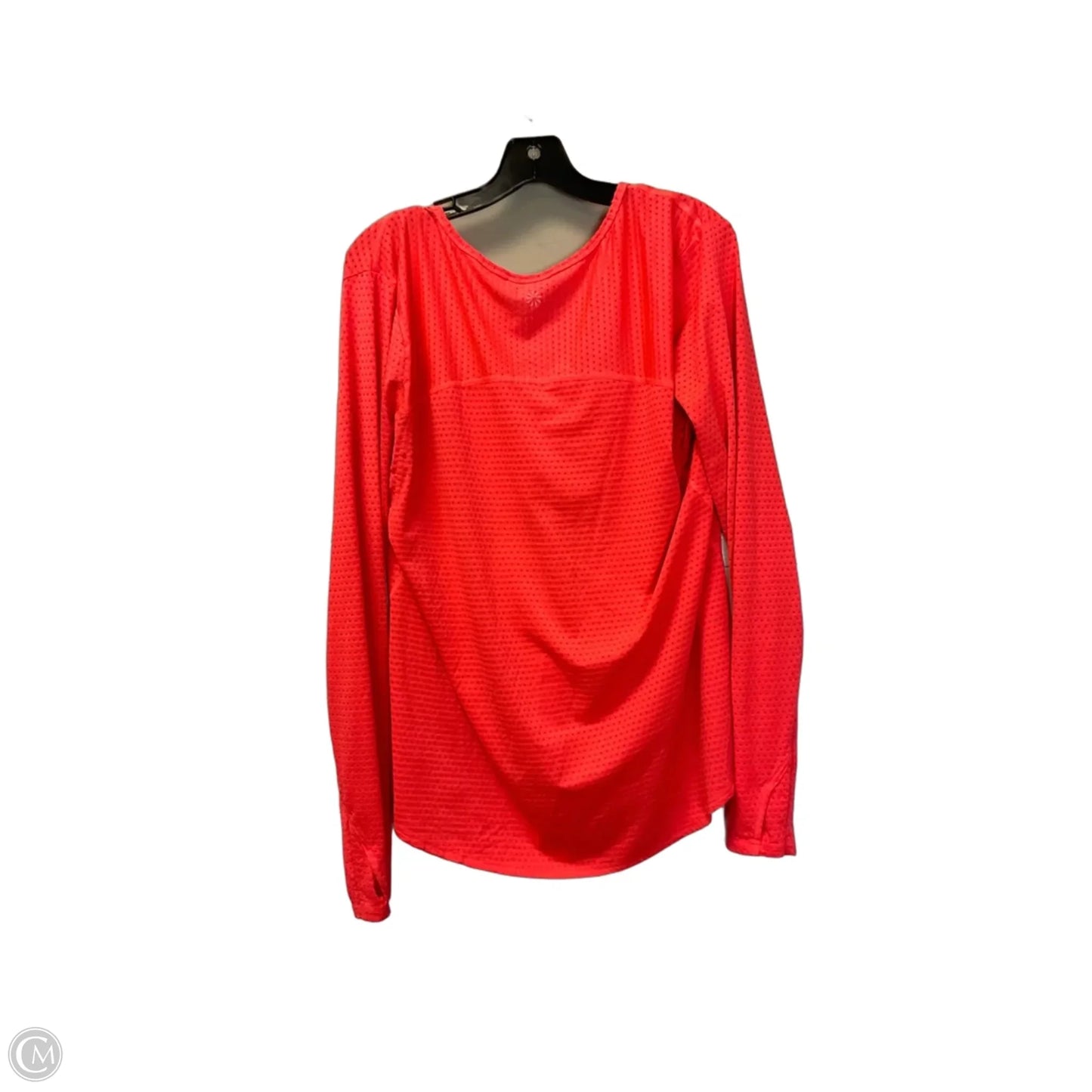 Athletic Top Long Sleeve Collar By Athleta In Pink, Size: Xl