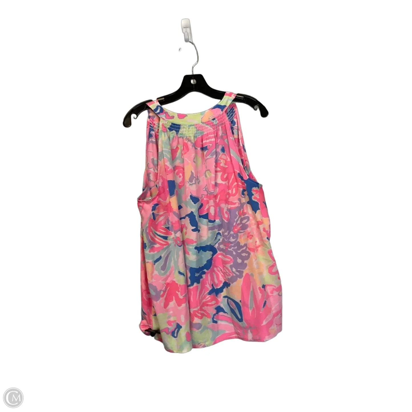 Top Sleeveless Designer By Lilly Pulitzer In Pink, Size: Xl