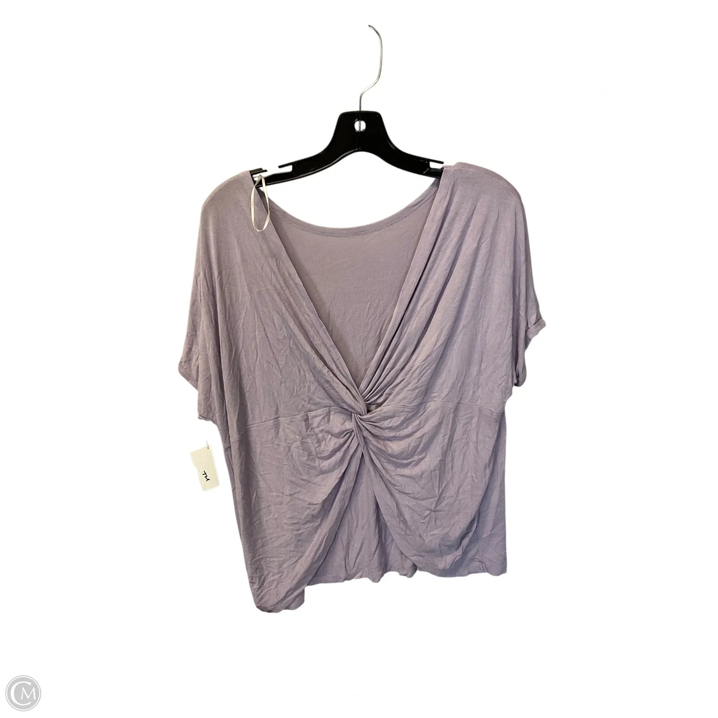 Top Short Sleeve By Love Tree In Purple, Size: M