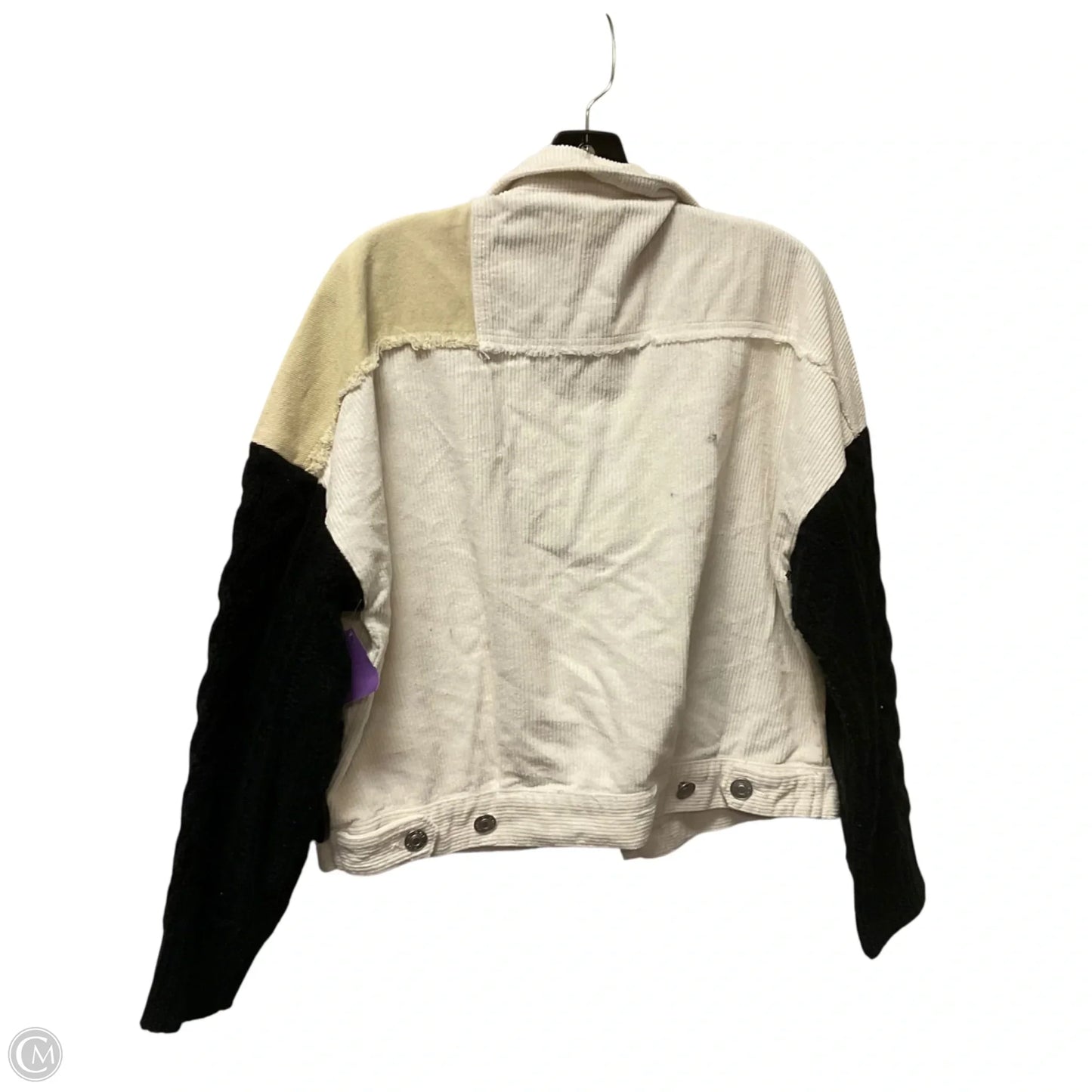 Jacket Other By Pol In Black & White, Size: S