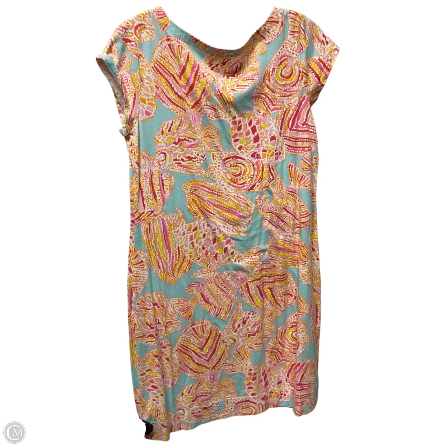 Dress Designer By Lilly Pulitzer In Blue & Orange, Size: M