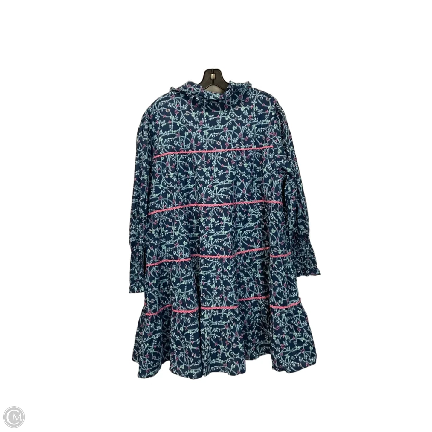 Dress Casual Midi By Simply Southern In Blue, Size: Xxl