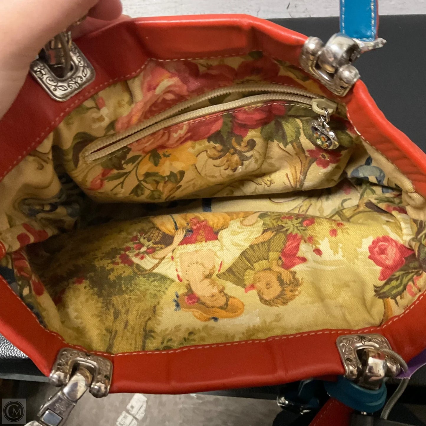 Handbag Leather By Brighton, Size: Small